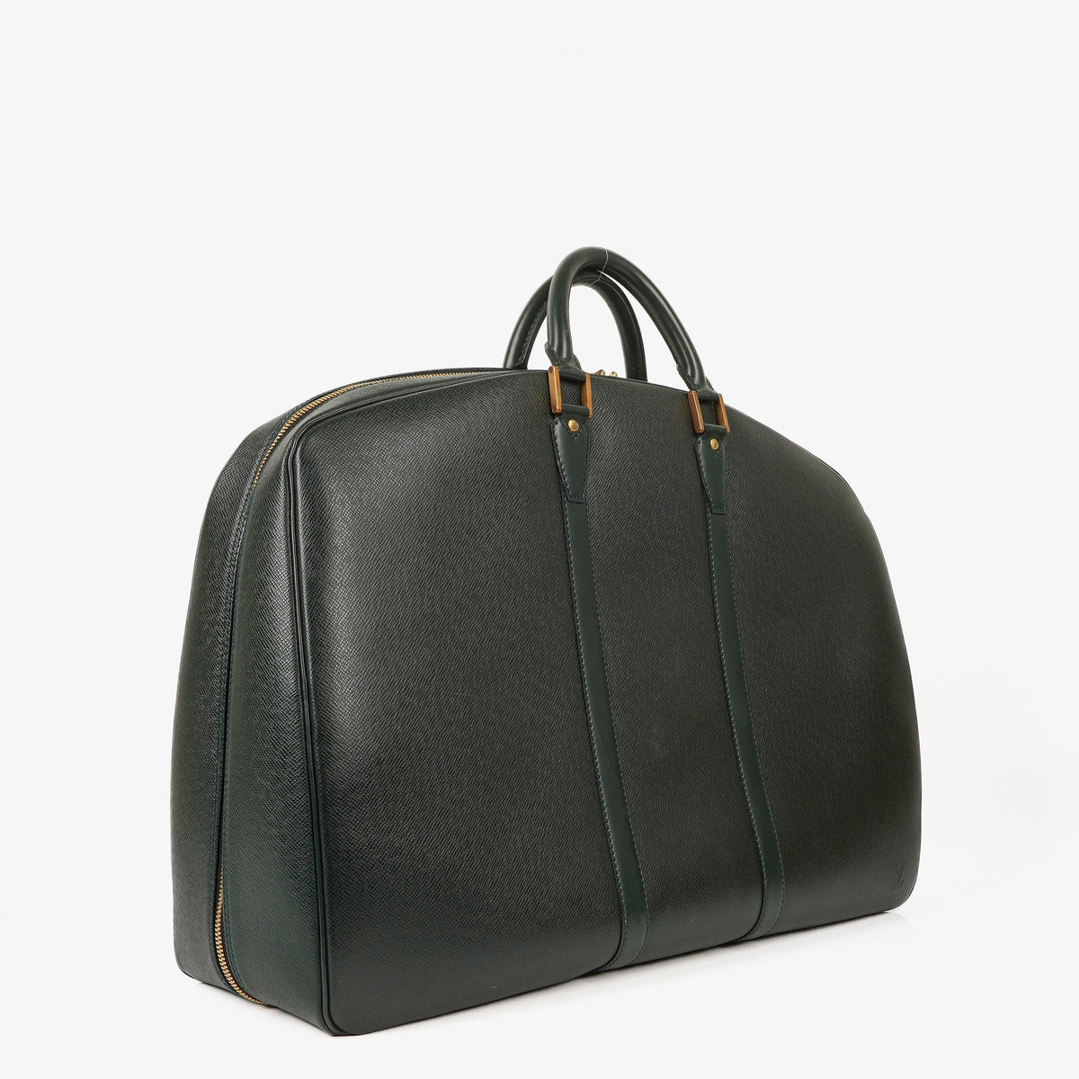 Louis Vuitton Dark Green Epicea Taiga Leather Helanga 1 Poche Travel Bag
