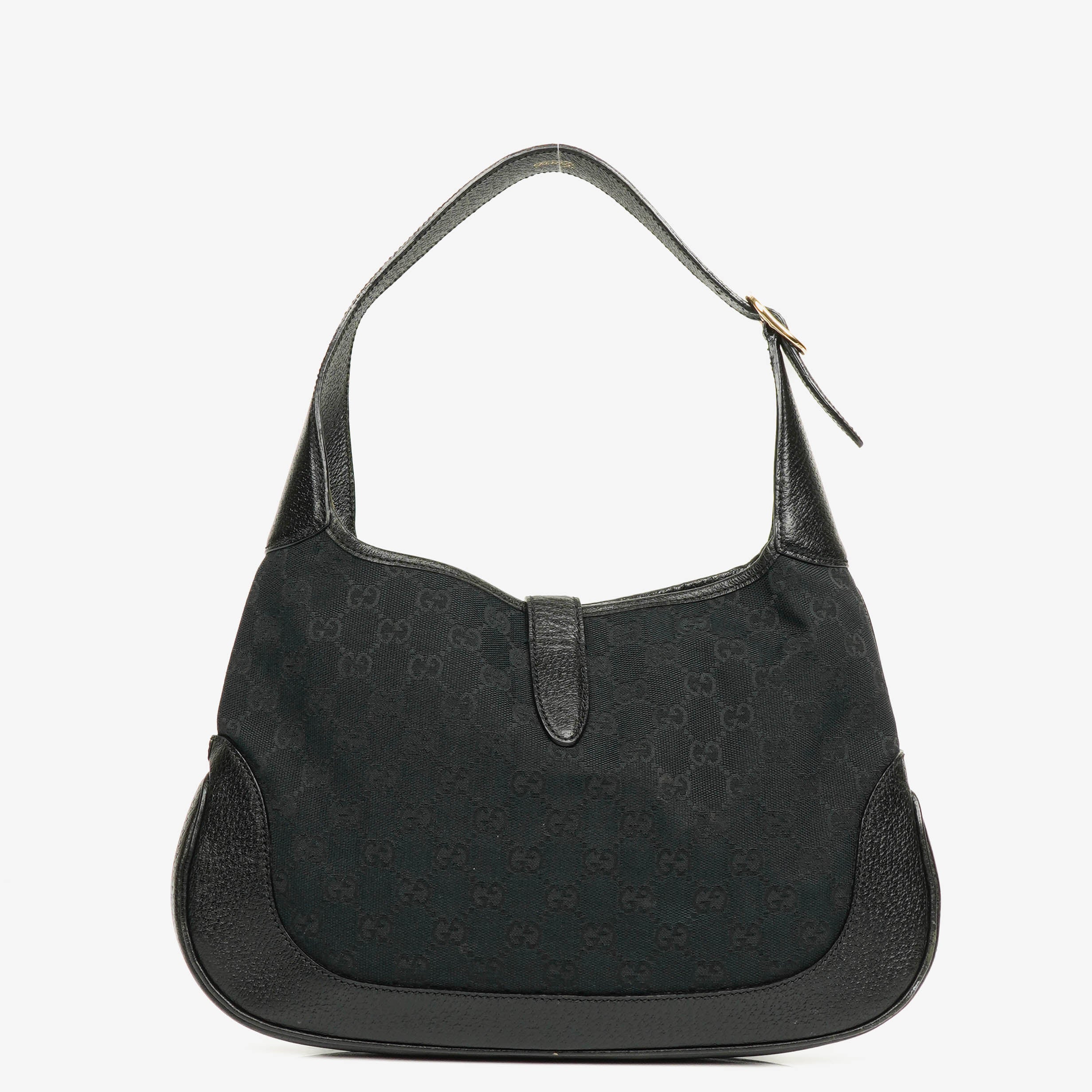 Gucci Jackie Canvas and Leather Shoulder Bag