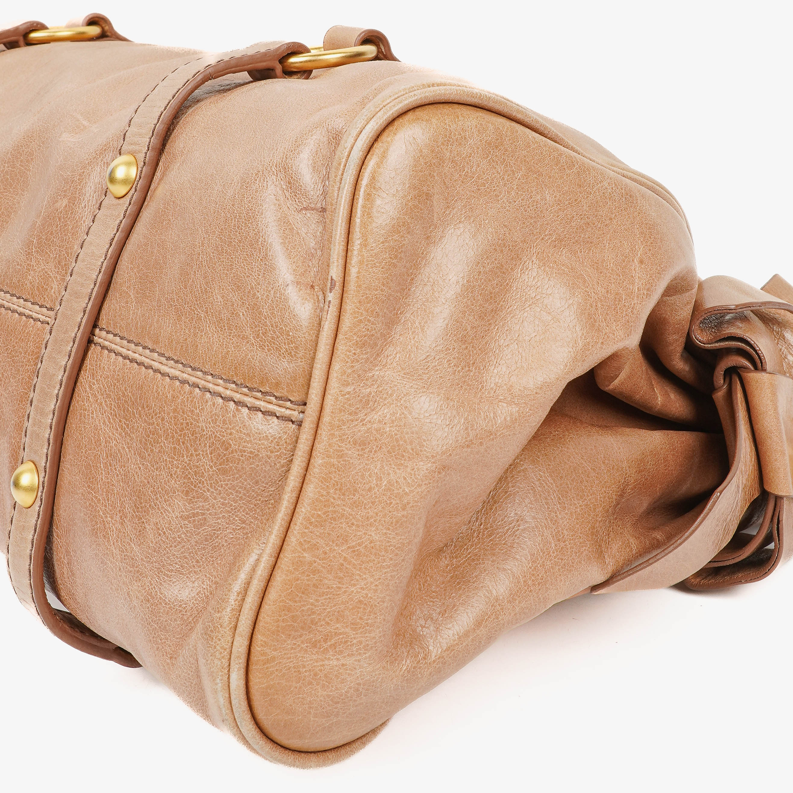 Miu Miu Vitello Bow Satchel Bag