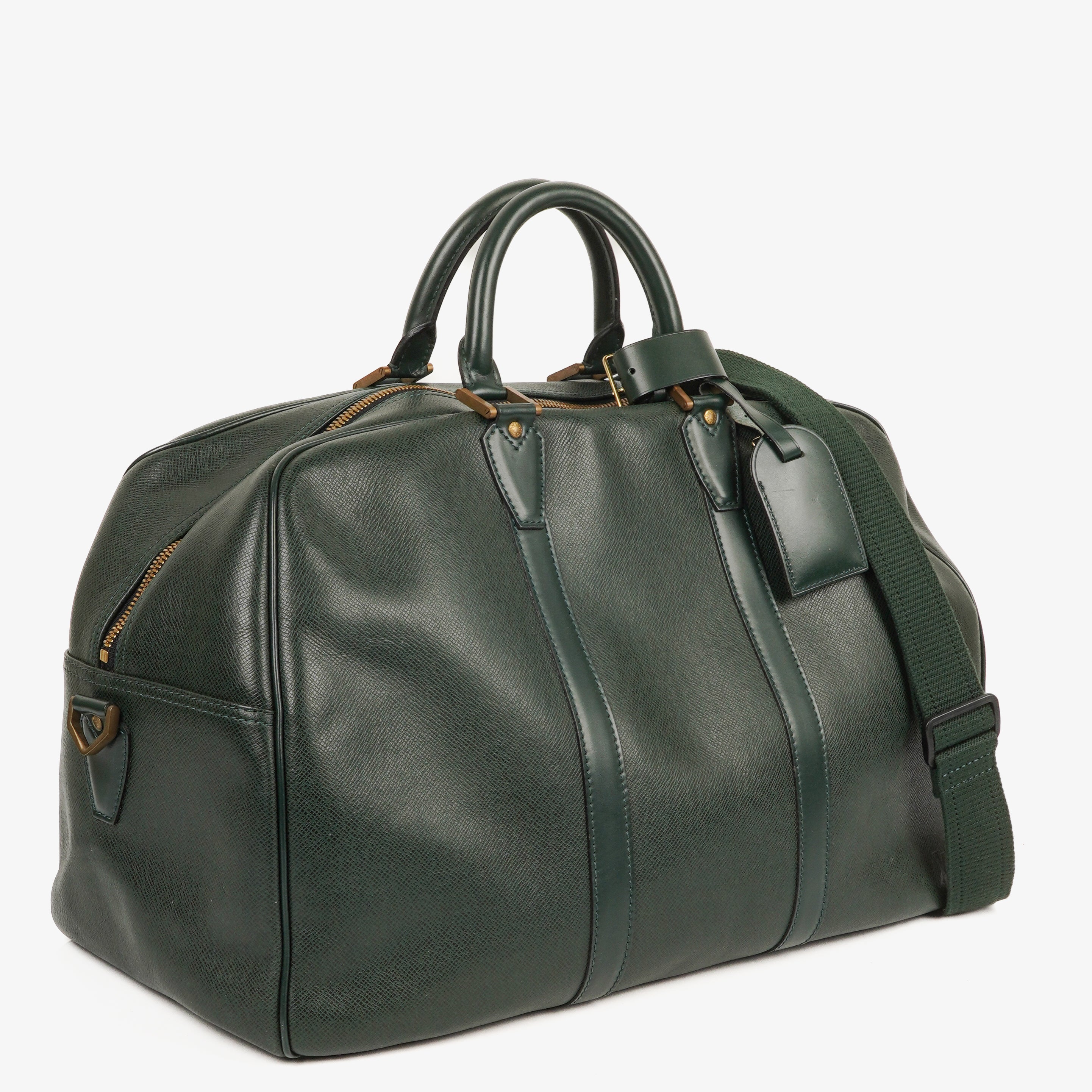 Louis Vuitton Kendall Epicea Green Taiga Leather Bag