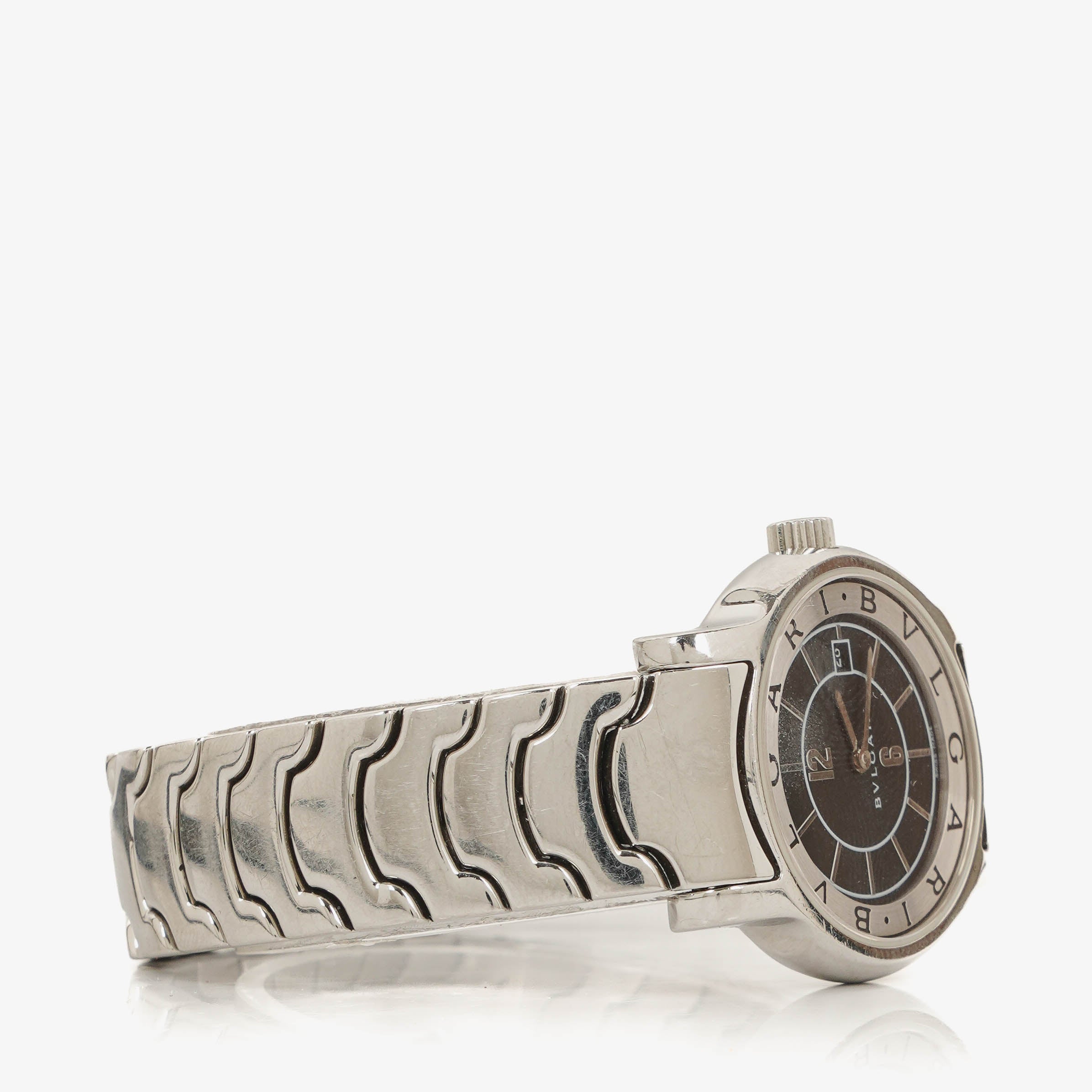 Bvlgari Bulgari Solotempo Stainless Steel 28mm Quartz Watch 