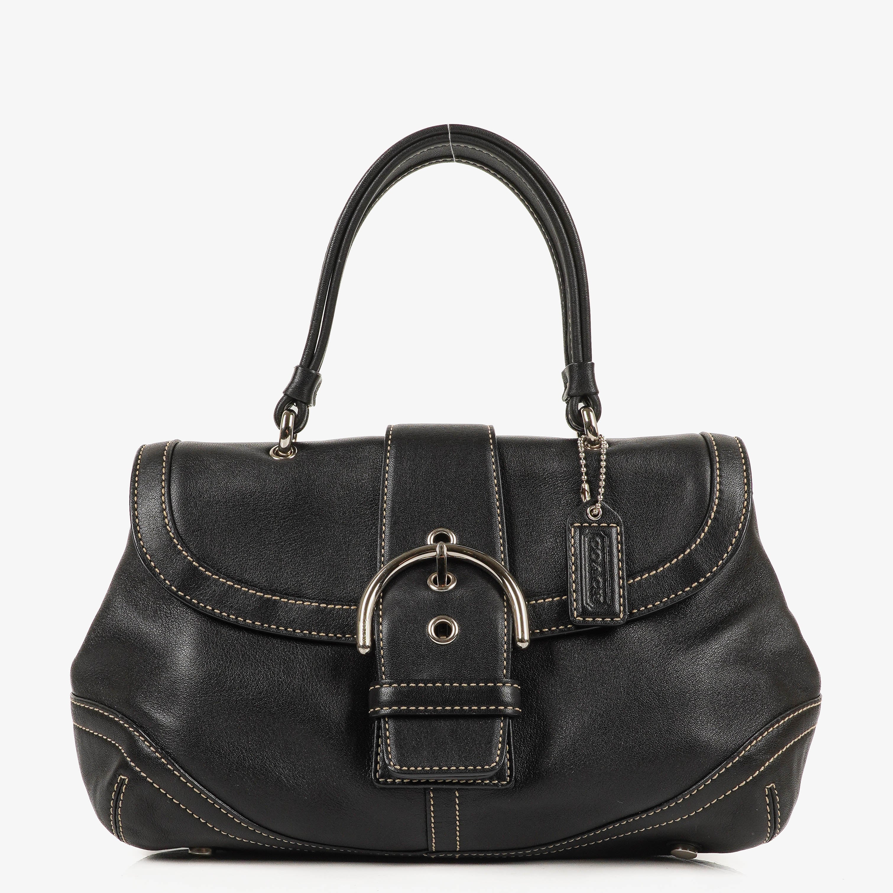 Coach Soho Black Leather Handbag