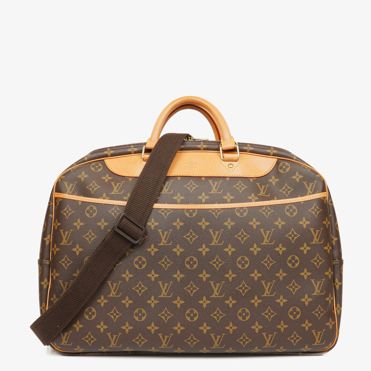 Louis Vuitton Alize 45 Monogram Coated Canvas Travel Bag