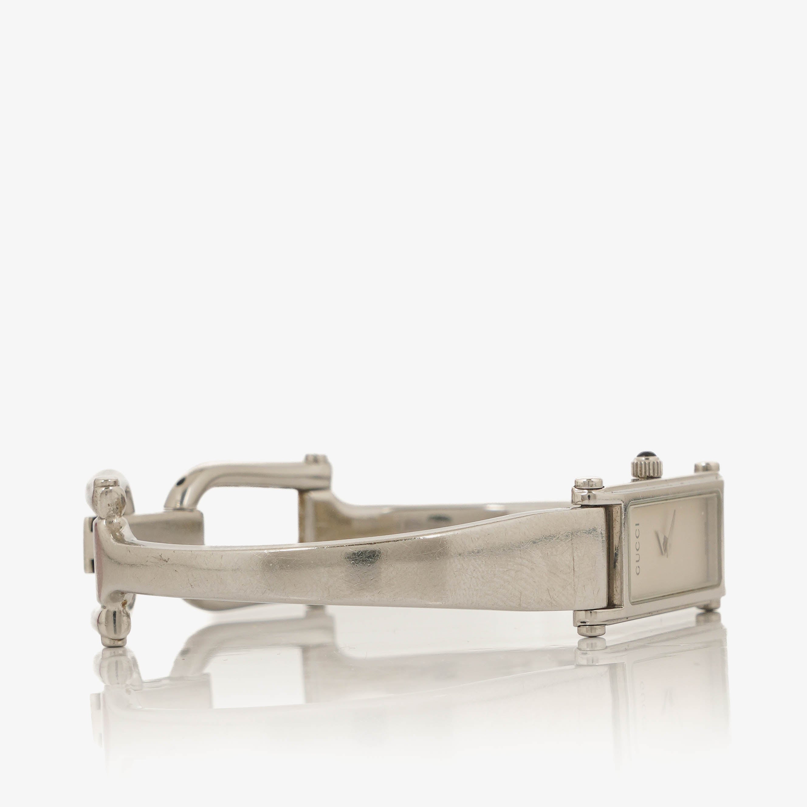 Gucci 1500L Rectangular Stainless Steel Watch