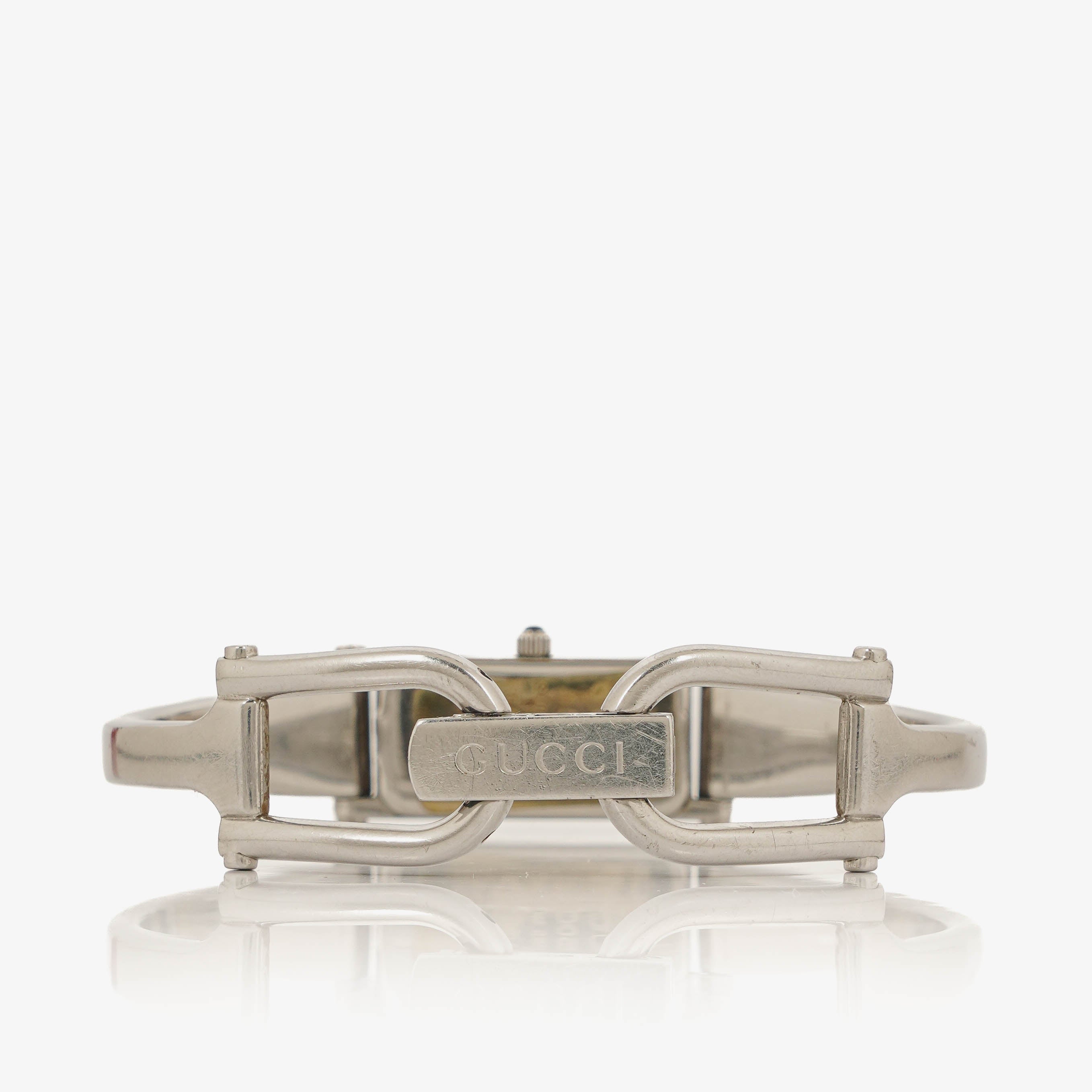 Gucci 1500L Rectangular Stainless Steel Watch