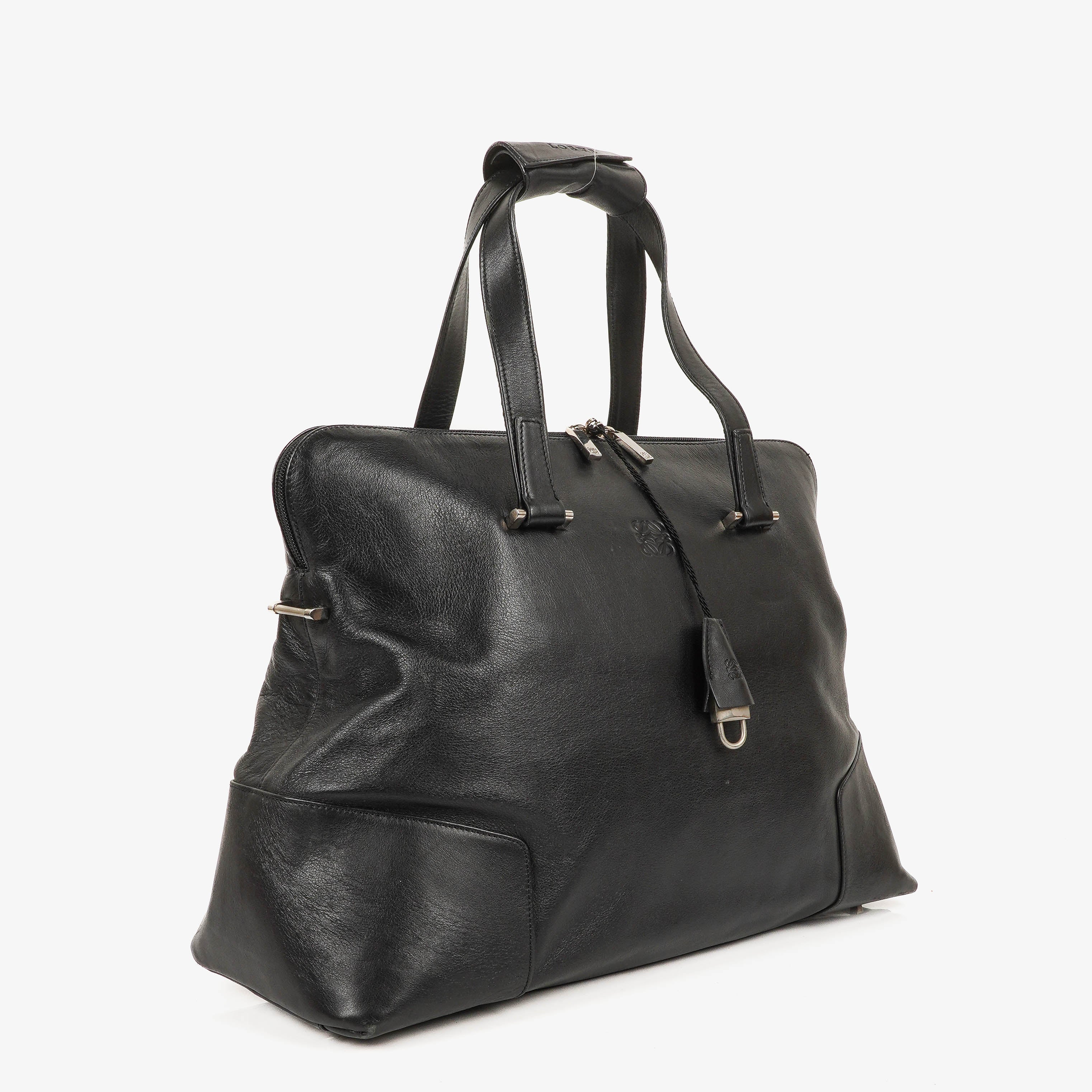 Loewe Anagram Black Leather Bag