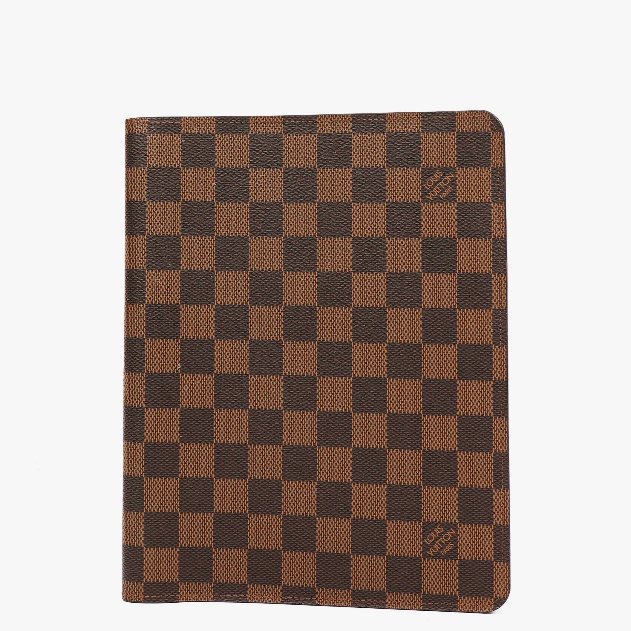 Louis Vuitton Damier Ebène Desk Agenda Cover