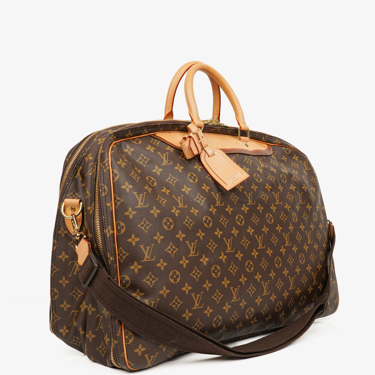 Louis Vuitton Alize 55 Monogram Coated Canvas Travel Bag