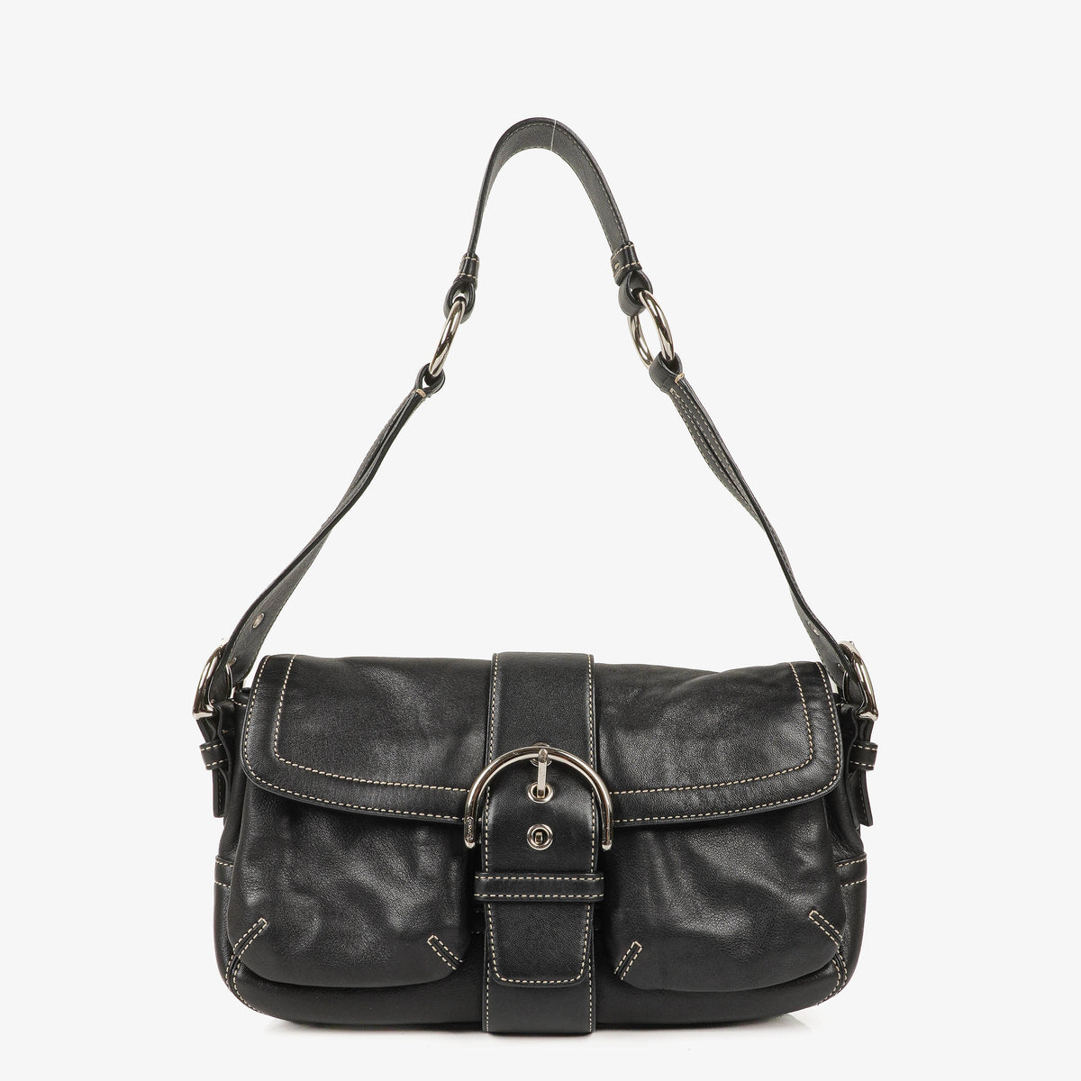 Coach Soho Black Leather Handbag