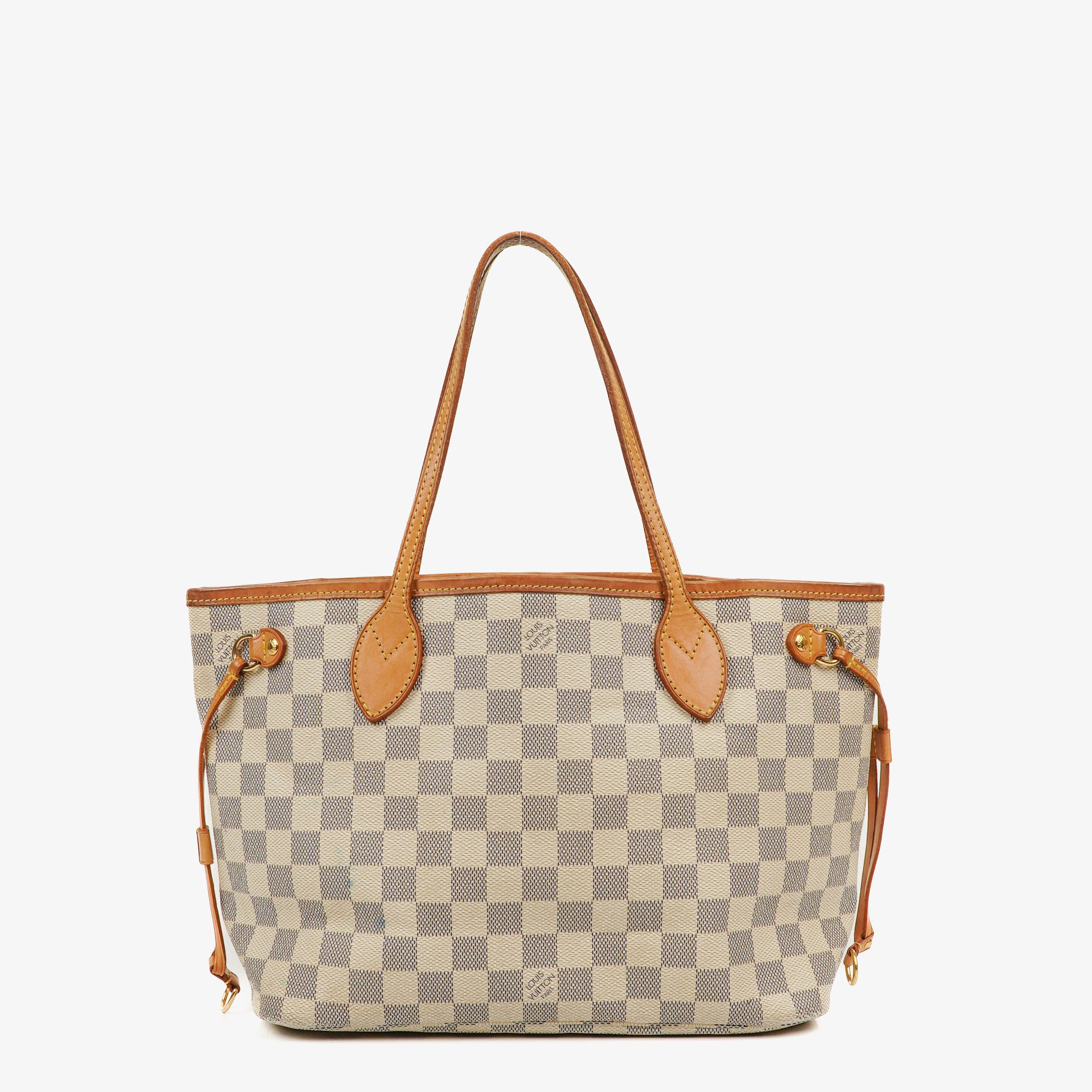 Louis Vuitton Damier Azur Coated Canvas Neverfull PM Tote Bag