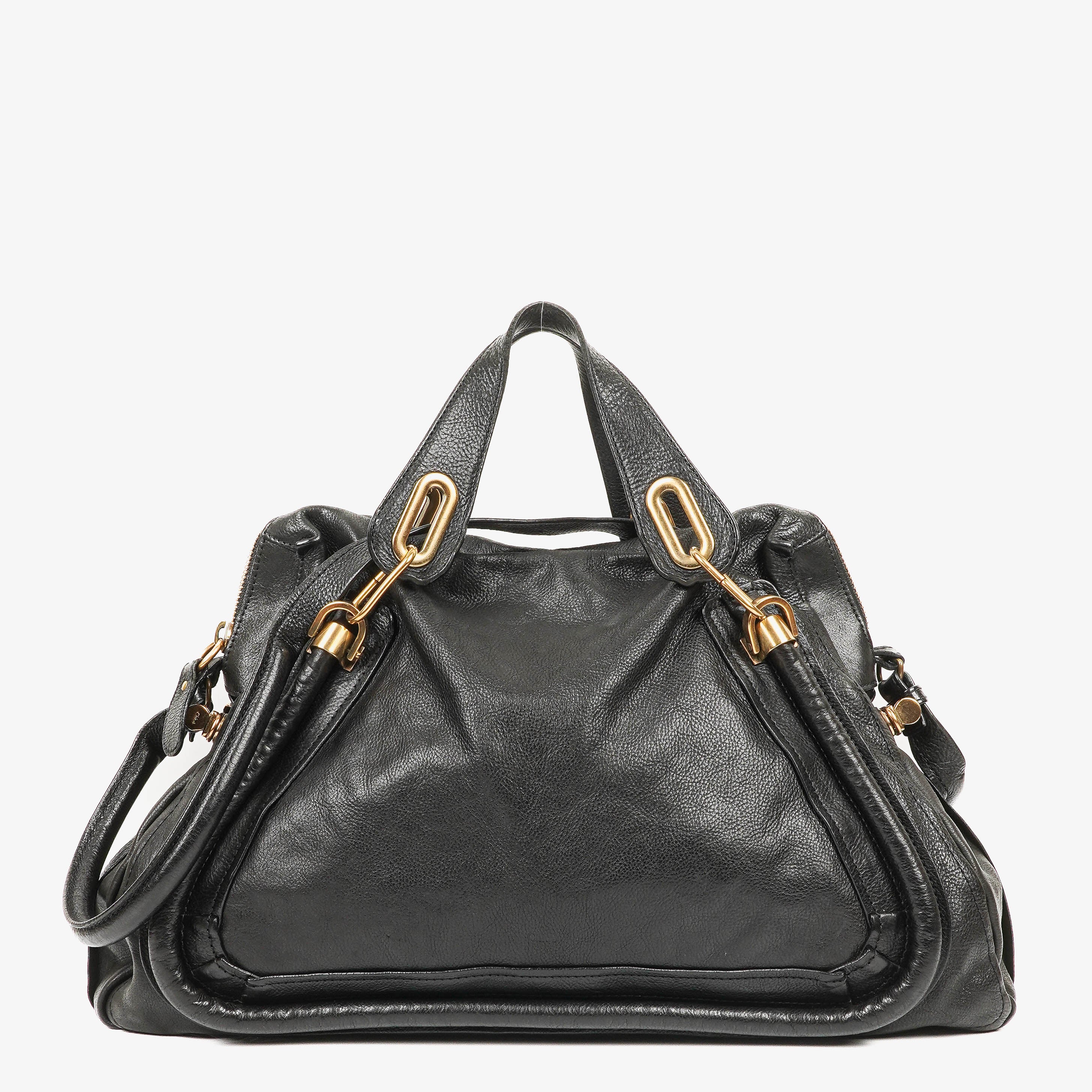 Chloe Paraty Medium Black Calfskin Bag