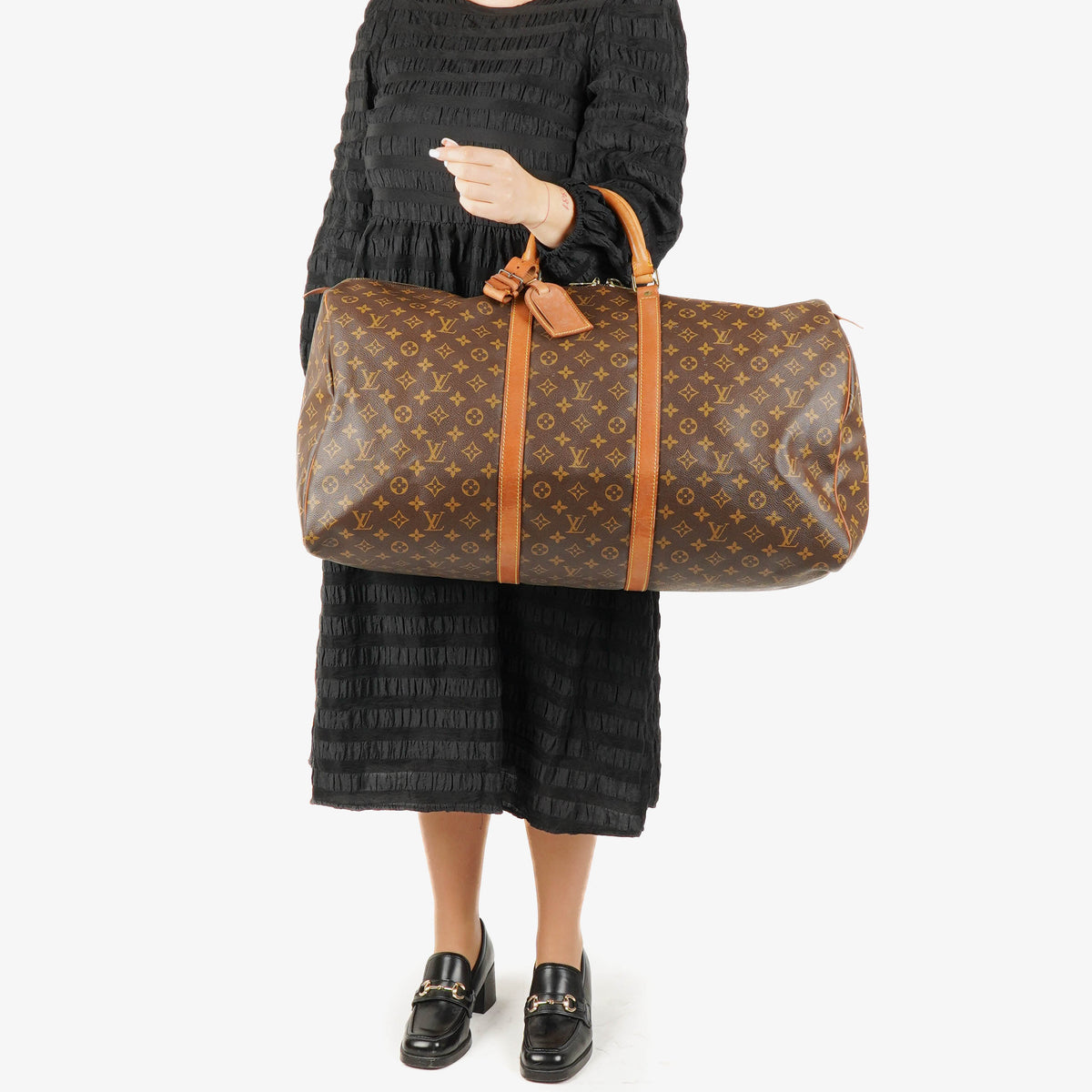 Louis Vuitton Keepall 60 Monogram Canvas Travel Bag