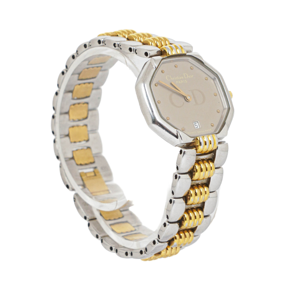 Christian Dior 25mm Octagon Stainless Steel Quartz Watch