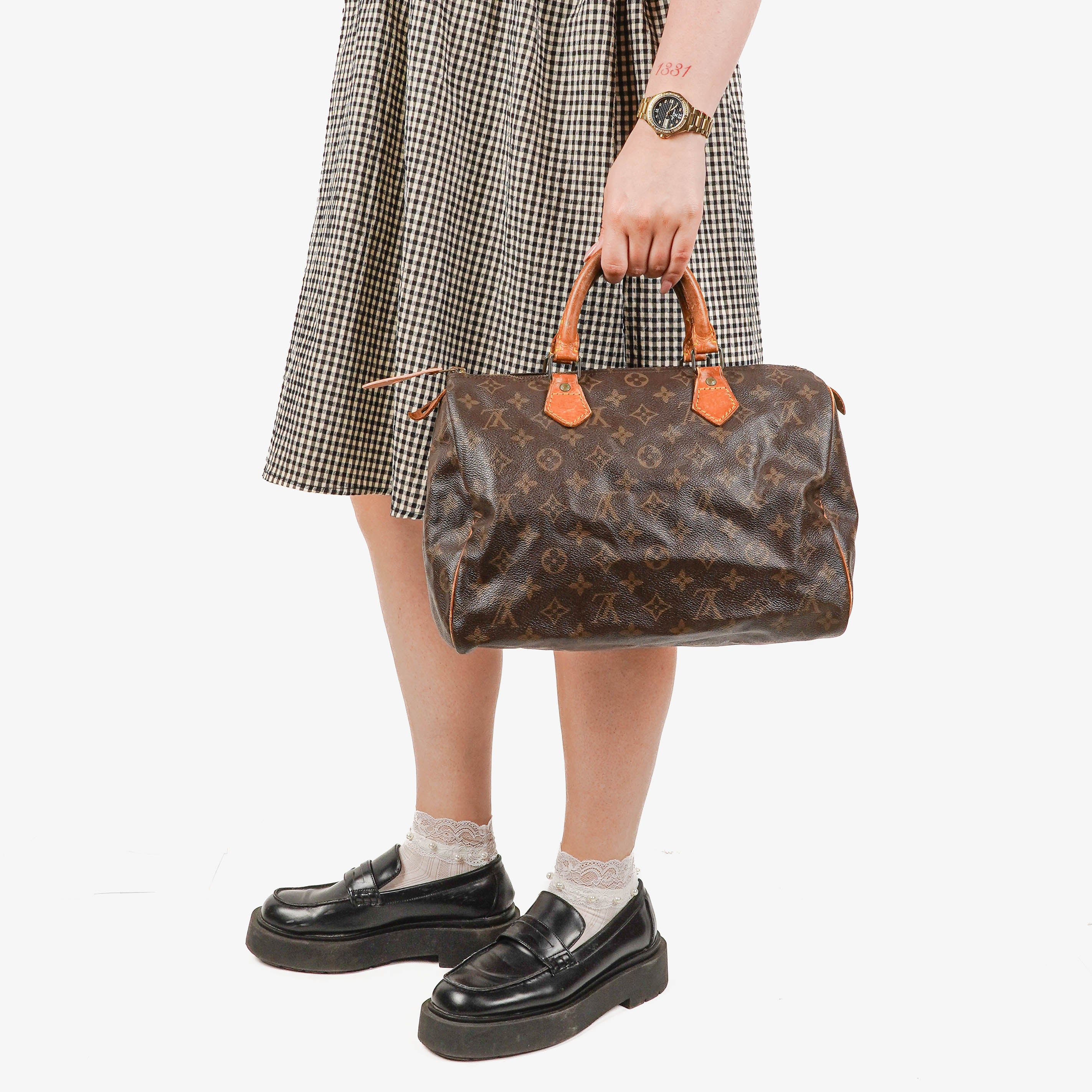 Louis Vuitton Speedy 30 Monogram Canvas Handbag