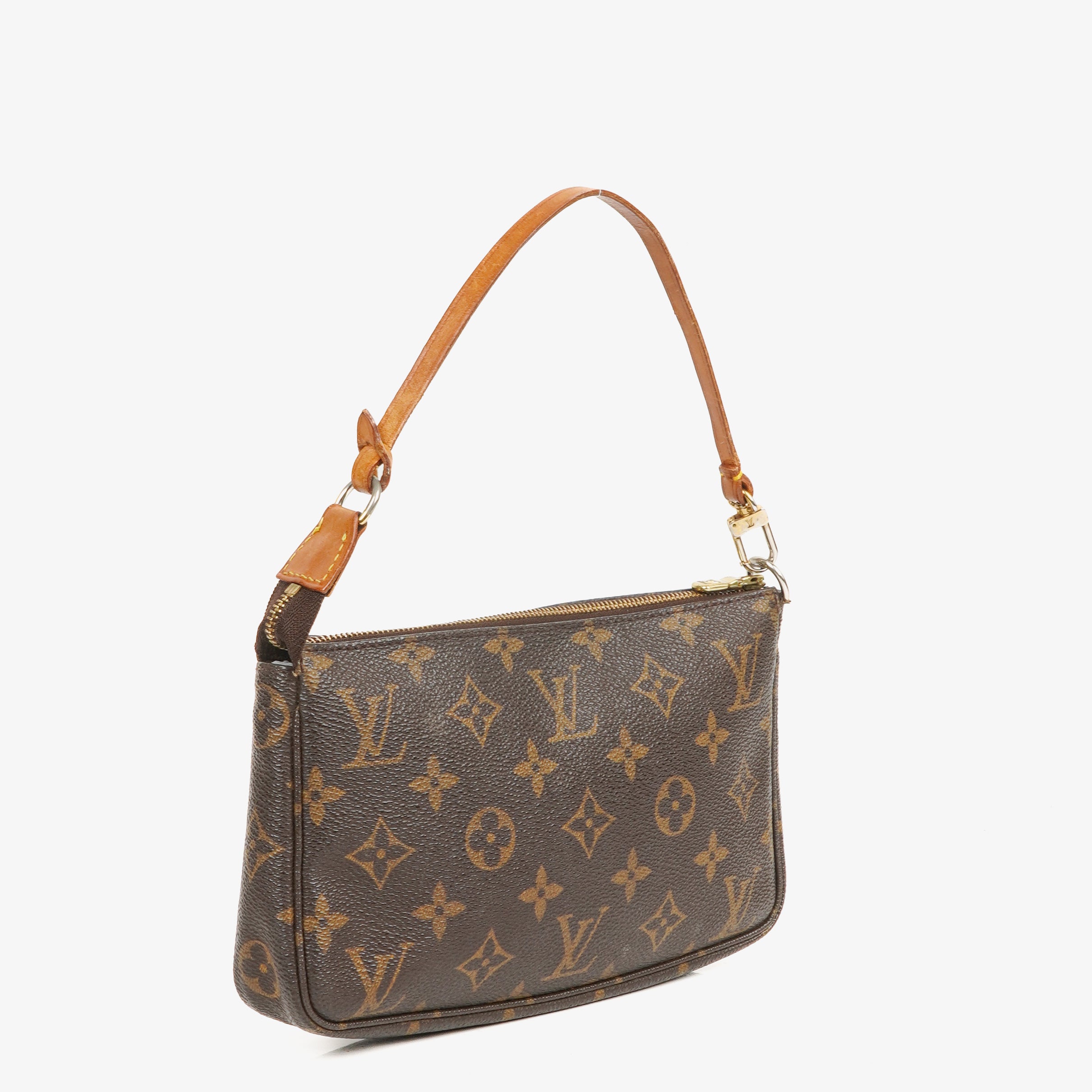Louis Vuitton Pochette Accessoires Monogram Canvas Clutch Handbag