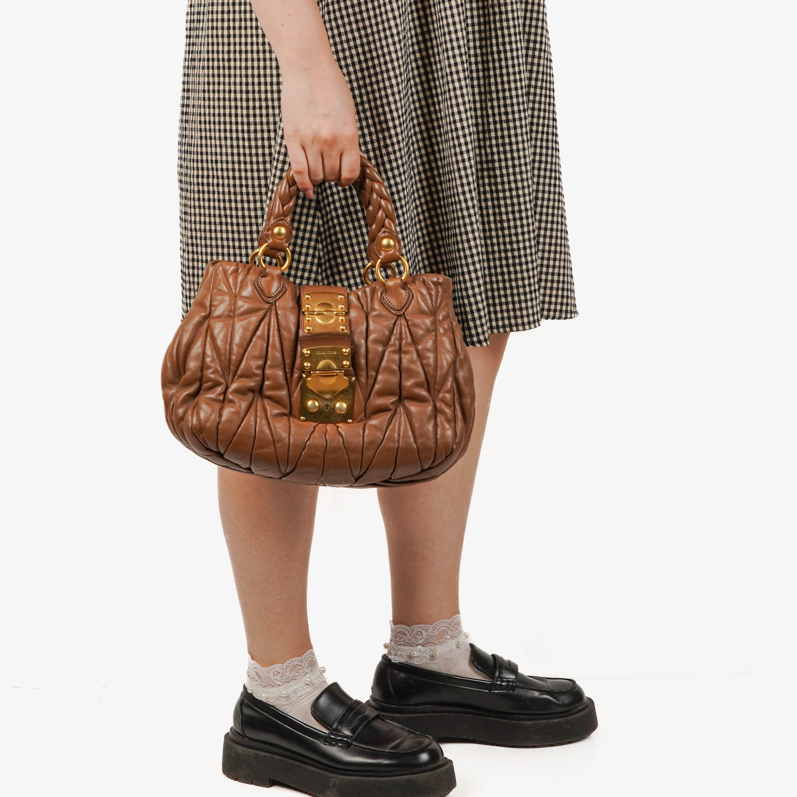 Miu Miu Matelassé Handbag