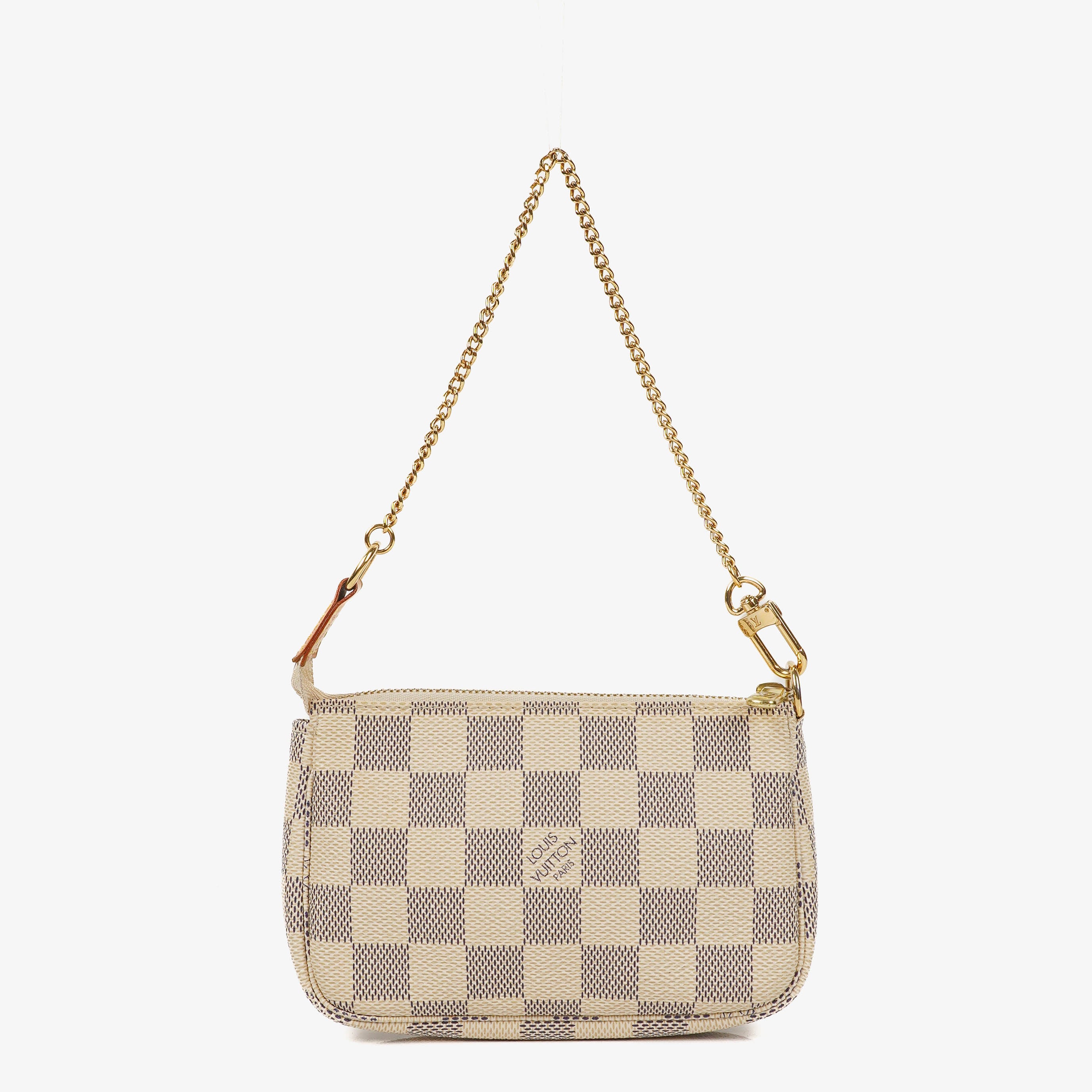 Louis Vuitton Mini Pochette Damier Azur Canvas