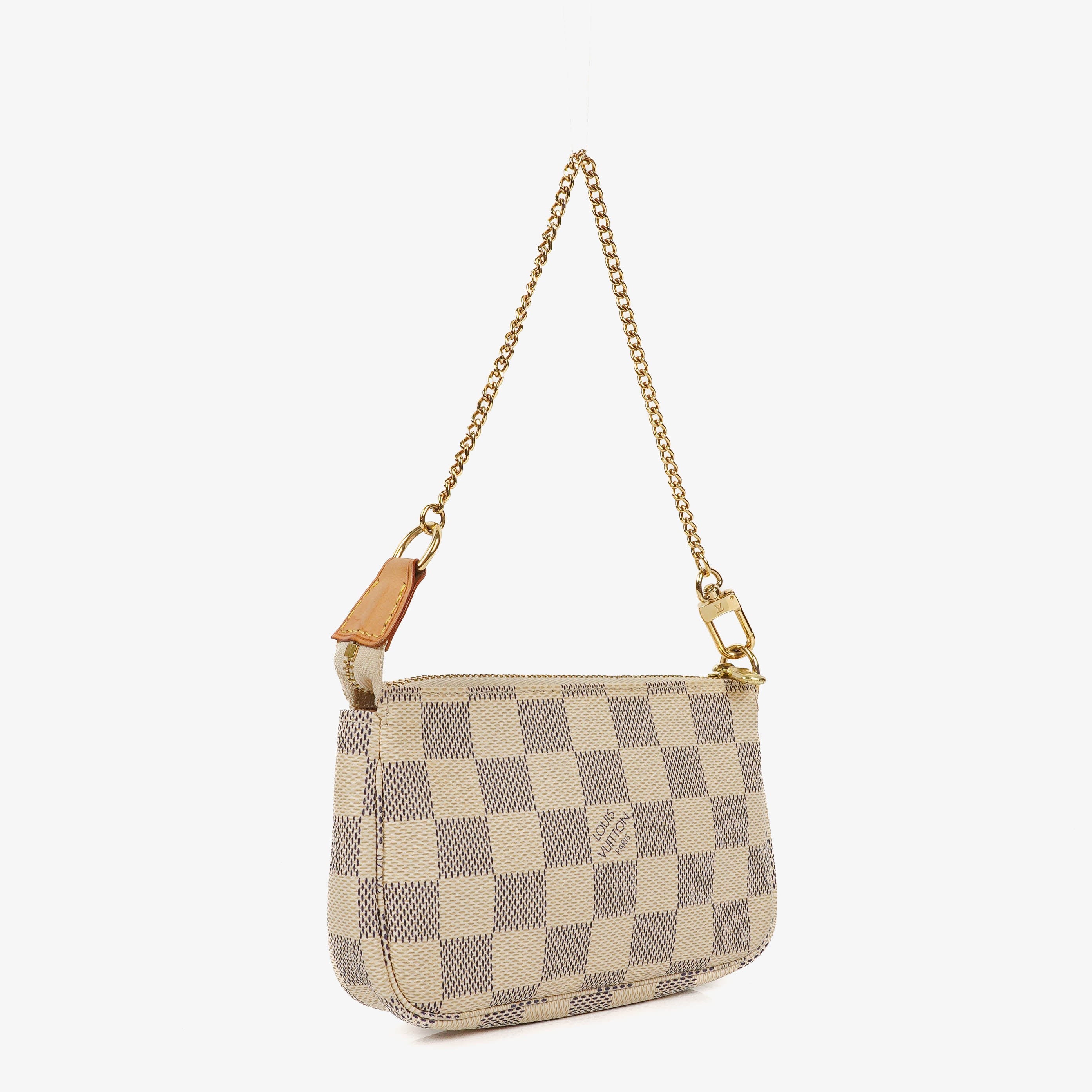 Louis Vuitton Mini Pochette Damier Azur Canvas