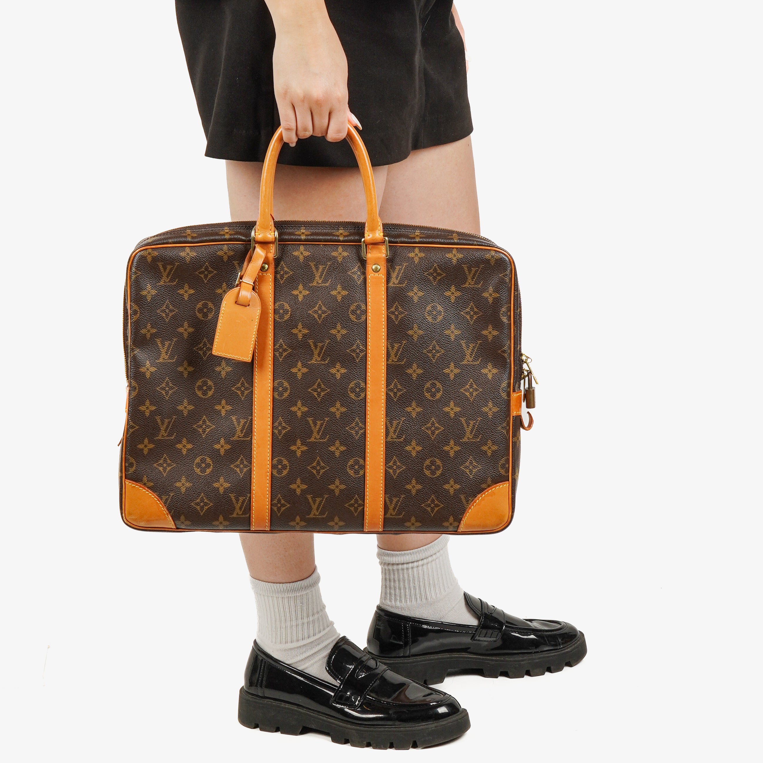 Louis Vuitton Monogram Porte Documents Voyage Briefcase