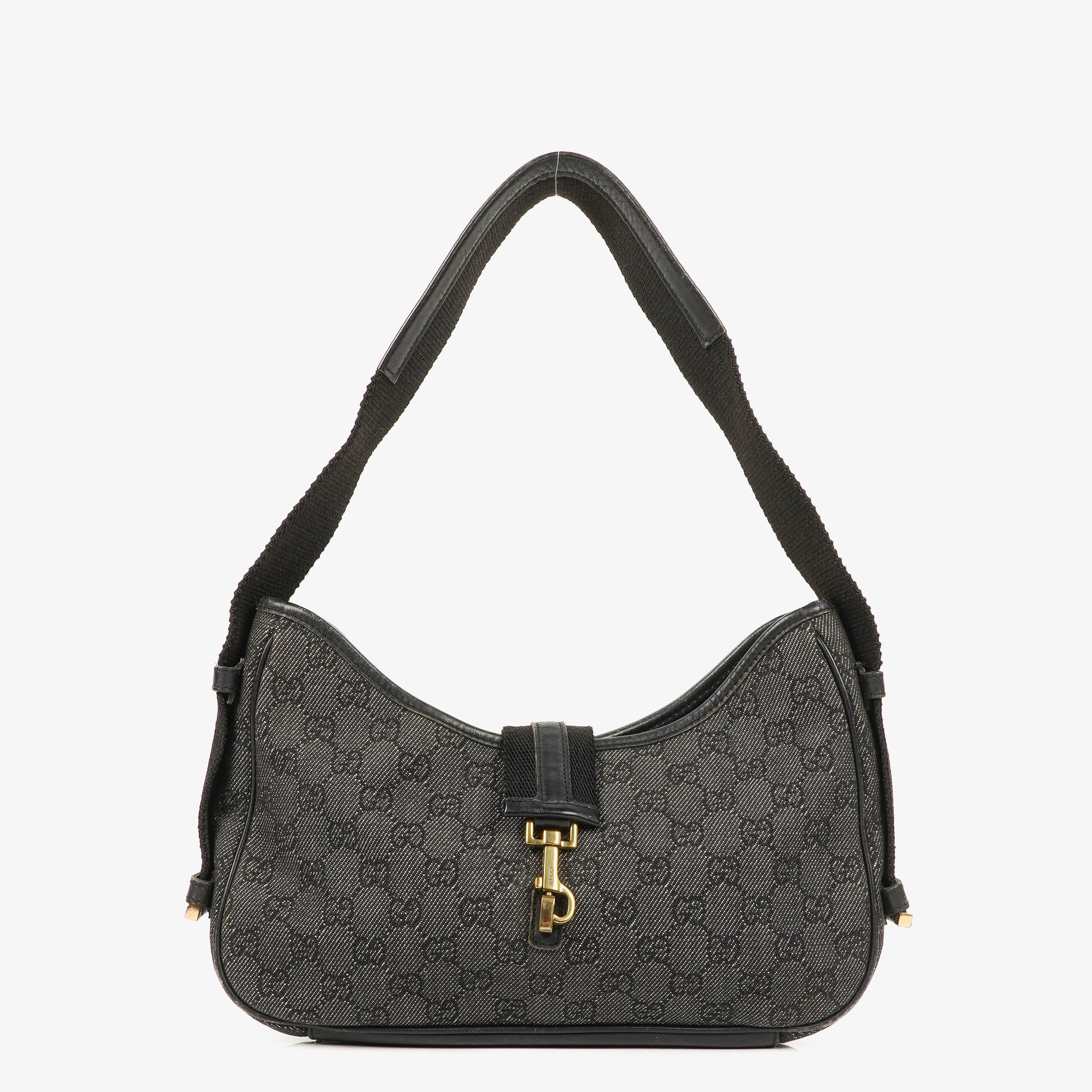 Gucci Denim Monogram Shoulder Bag