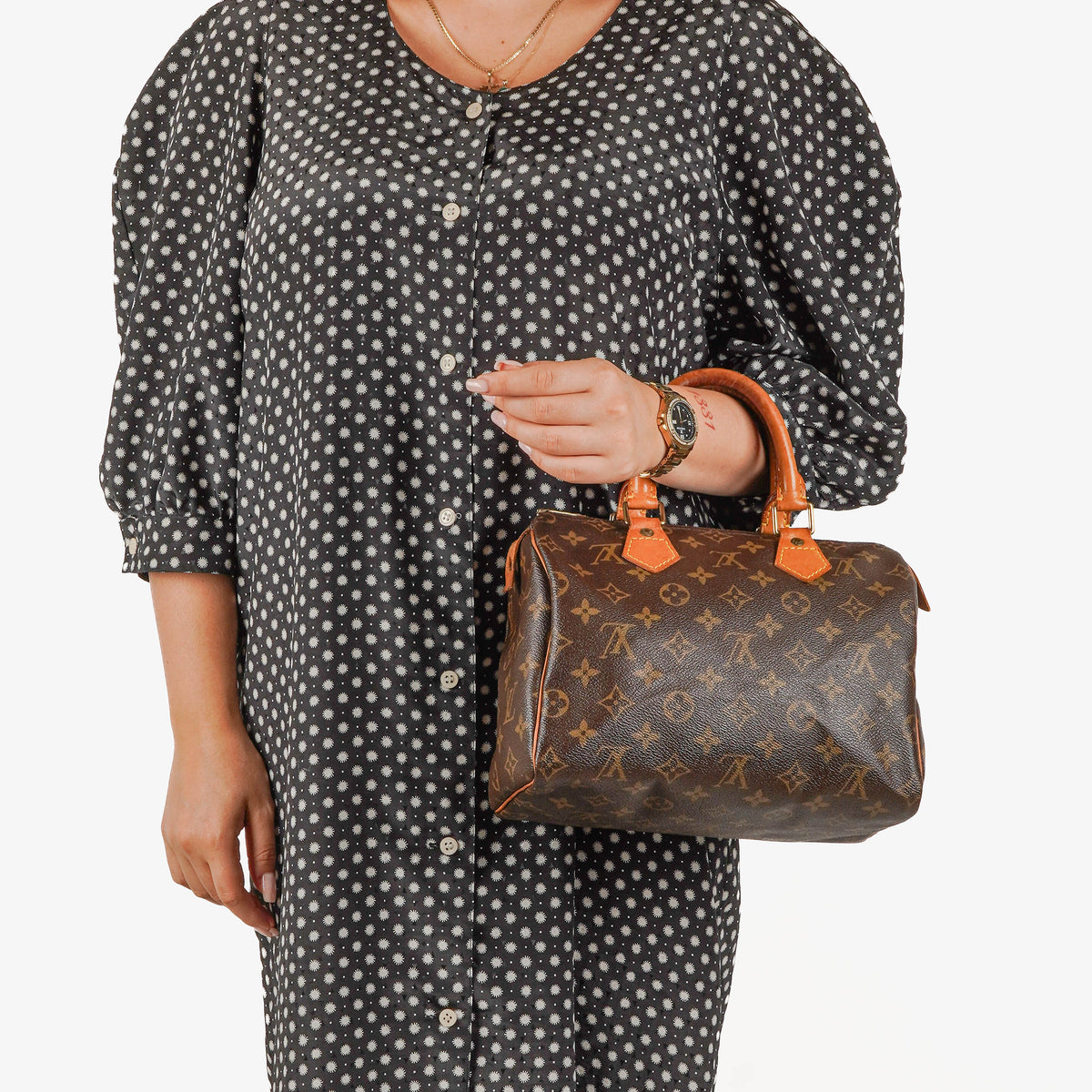 Louis Vuitton Speedy 25 Monogram Canvas Bag