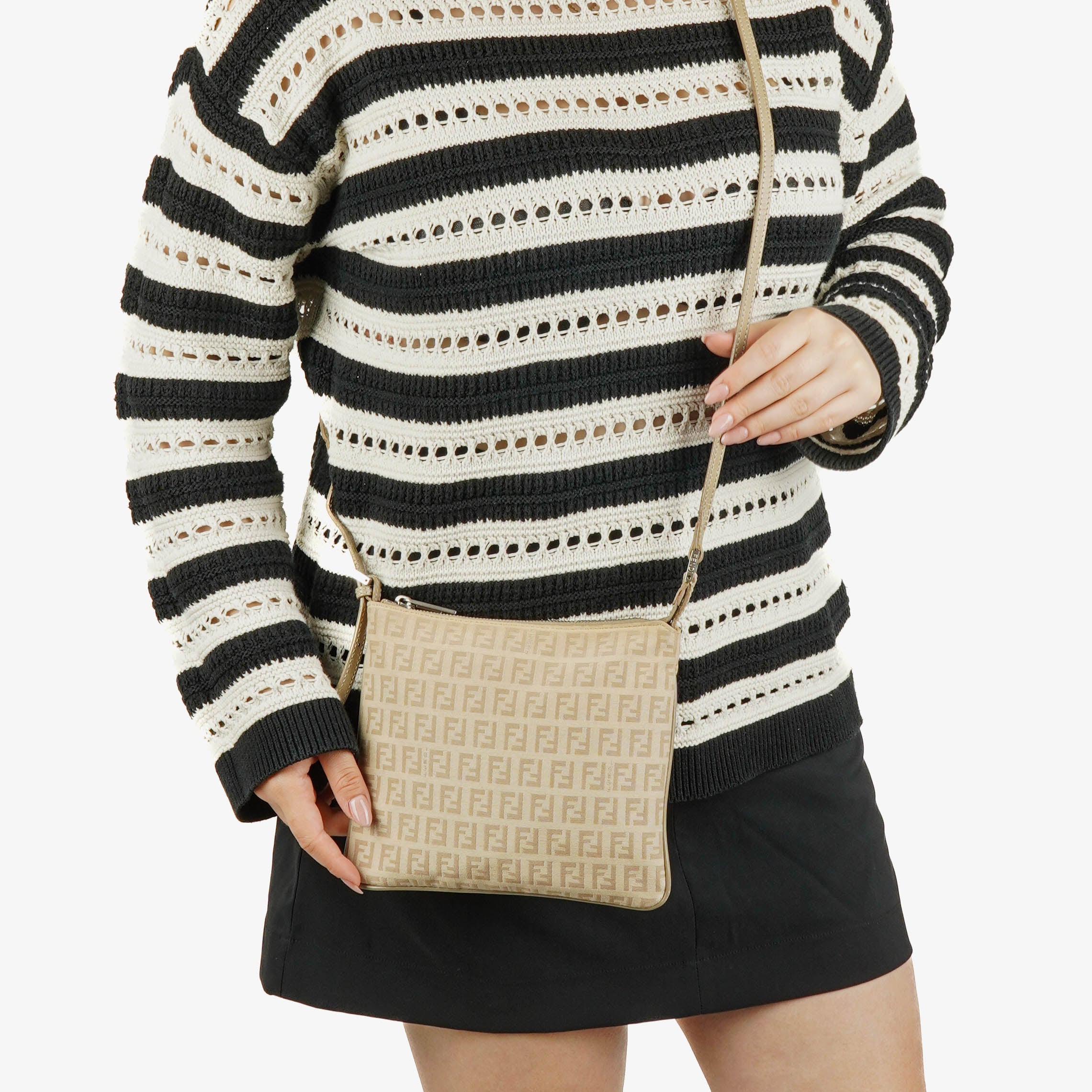 Fendi Zucchino Crossbody Bag