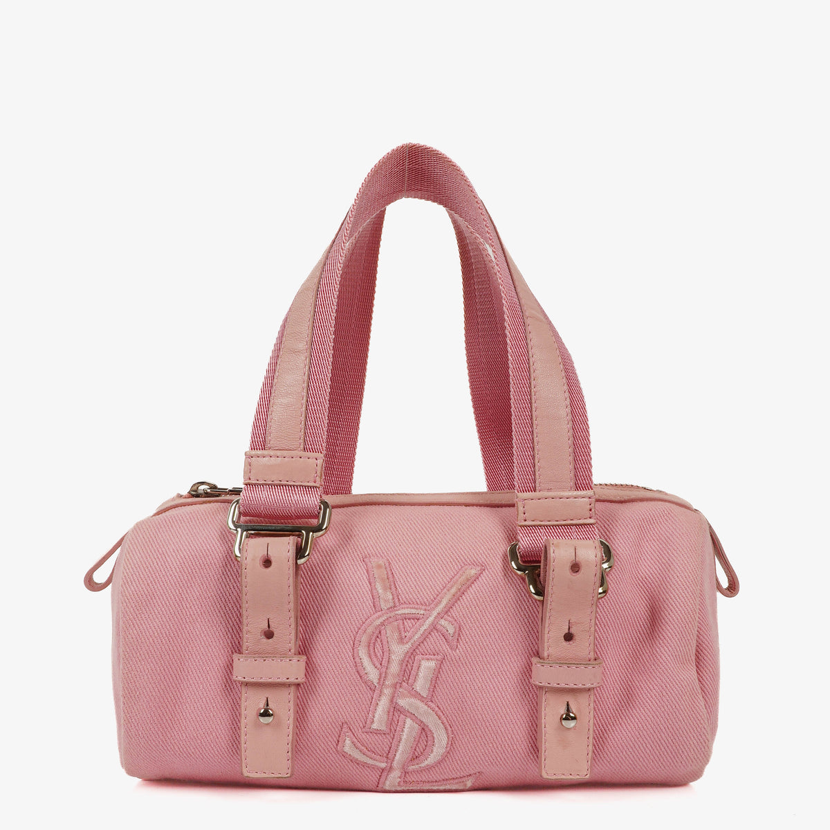 Saint Laurent Pink Boston Bag