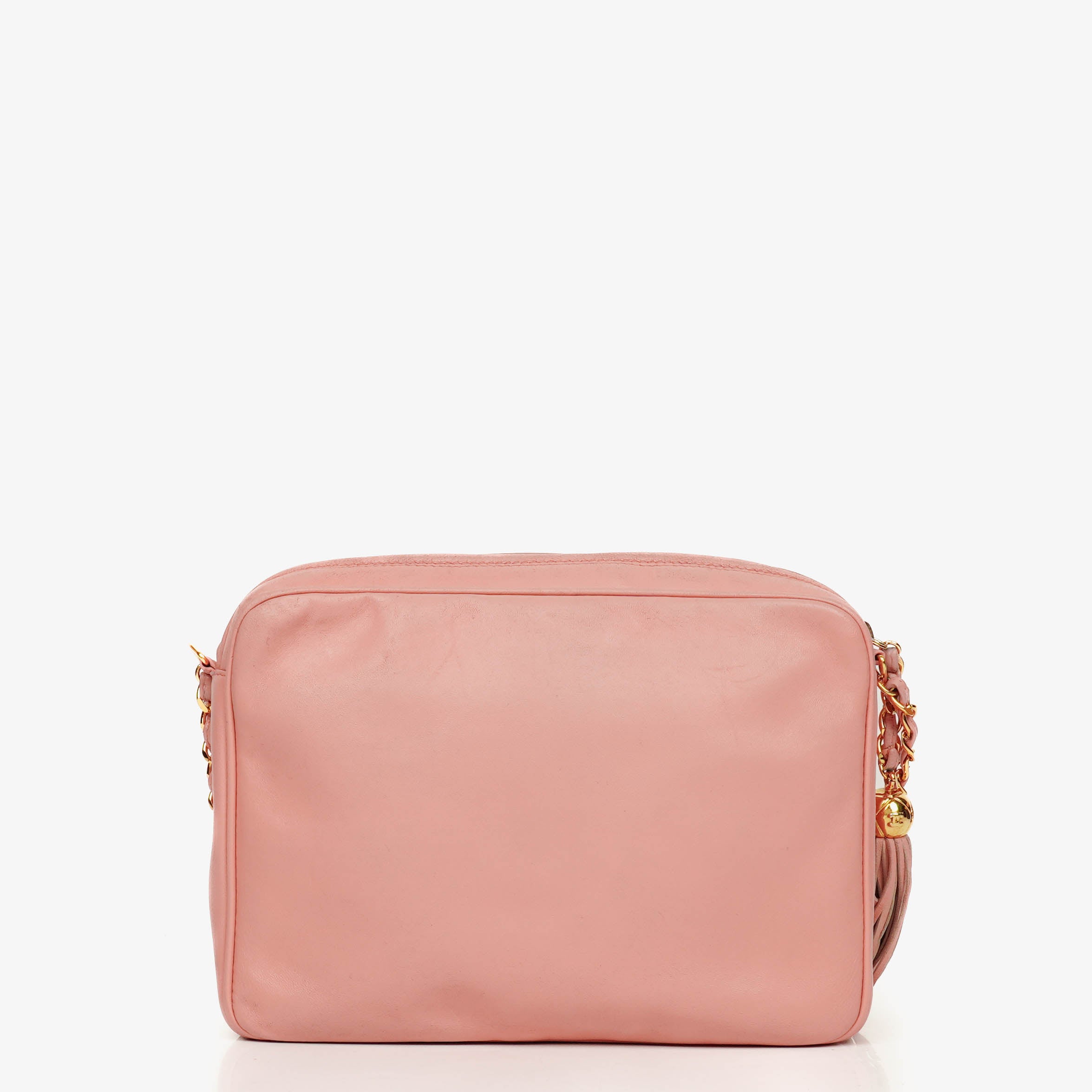 Chanel Triple CC Camera Tassel Lambskin Shoulder Bag