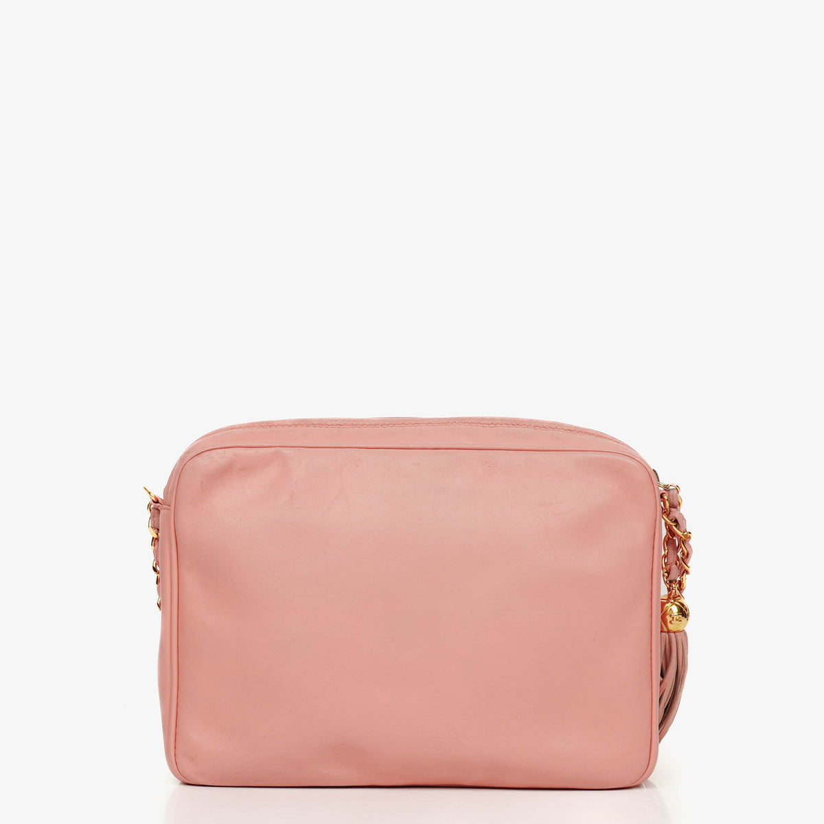 Chanel Triple CC Camera Tassel Lambskin Shoulder Bag