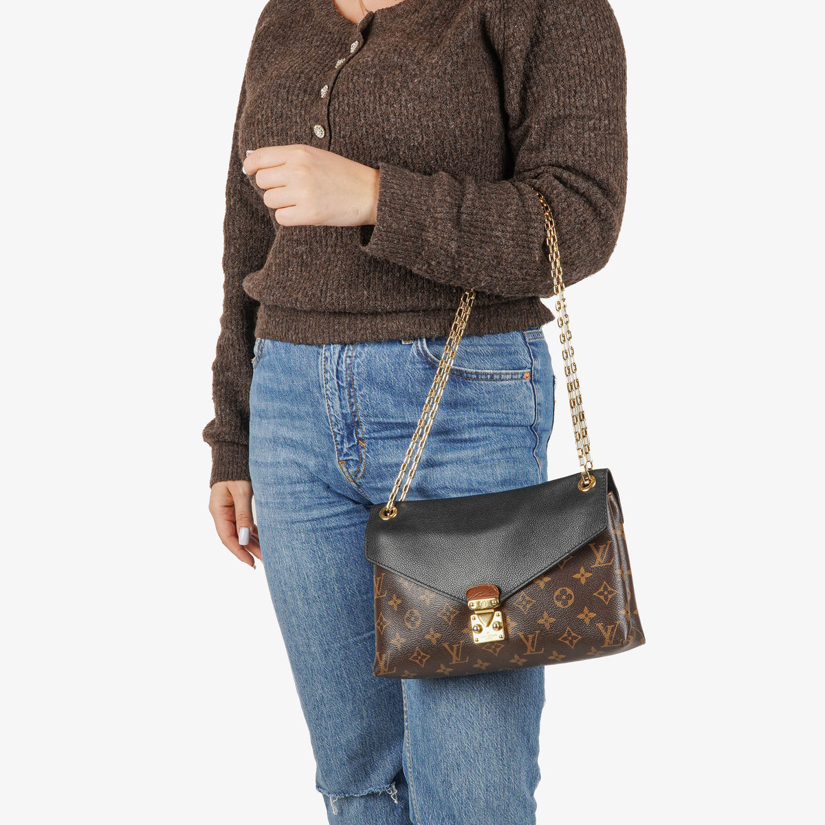 Louis Vuitton Pallas Monogram Canvas Chain Bag
