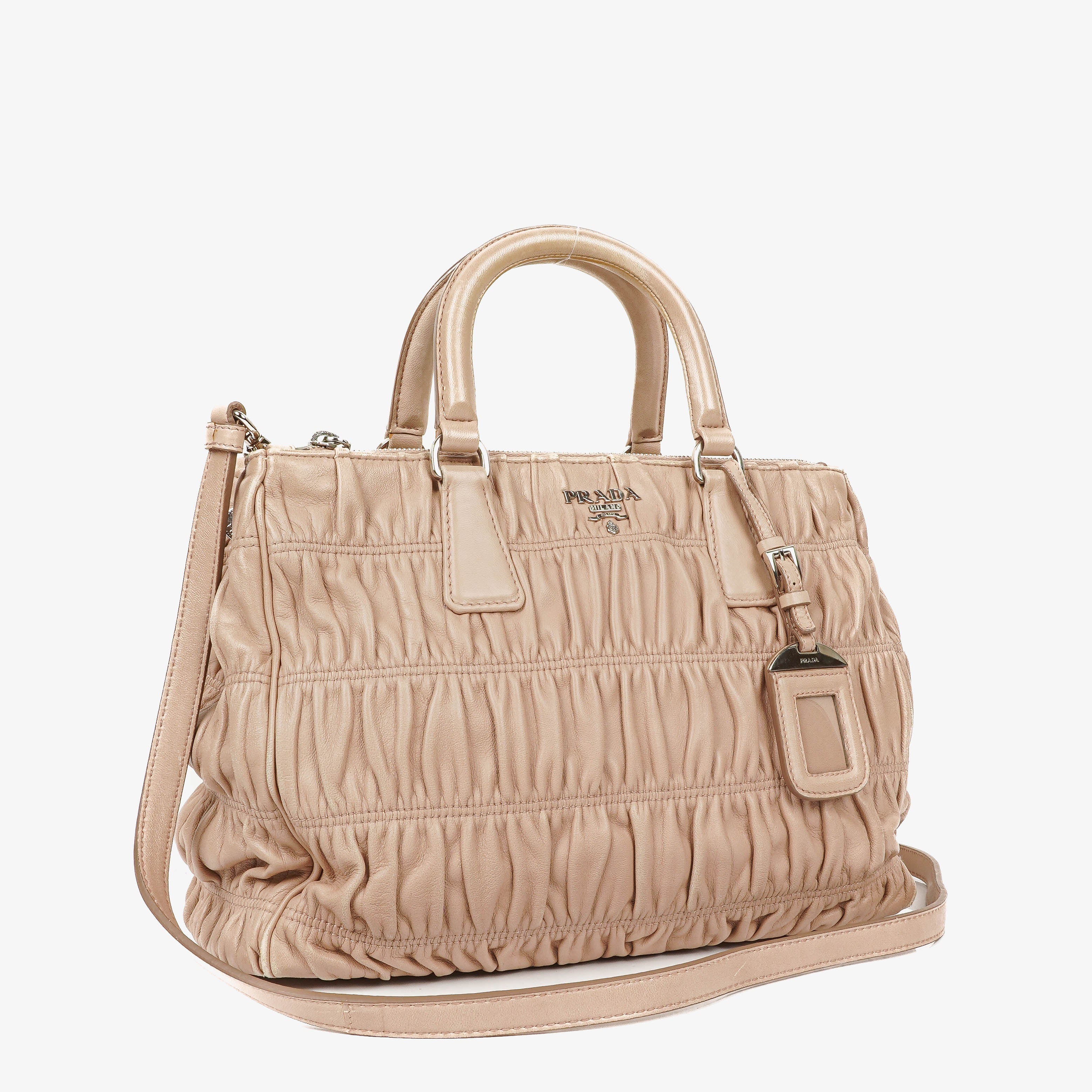 Prada Nappa Gaufre Cammeo Shoulder Bag
