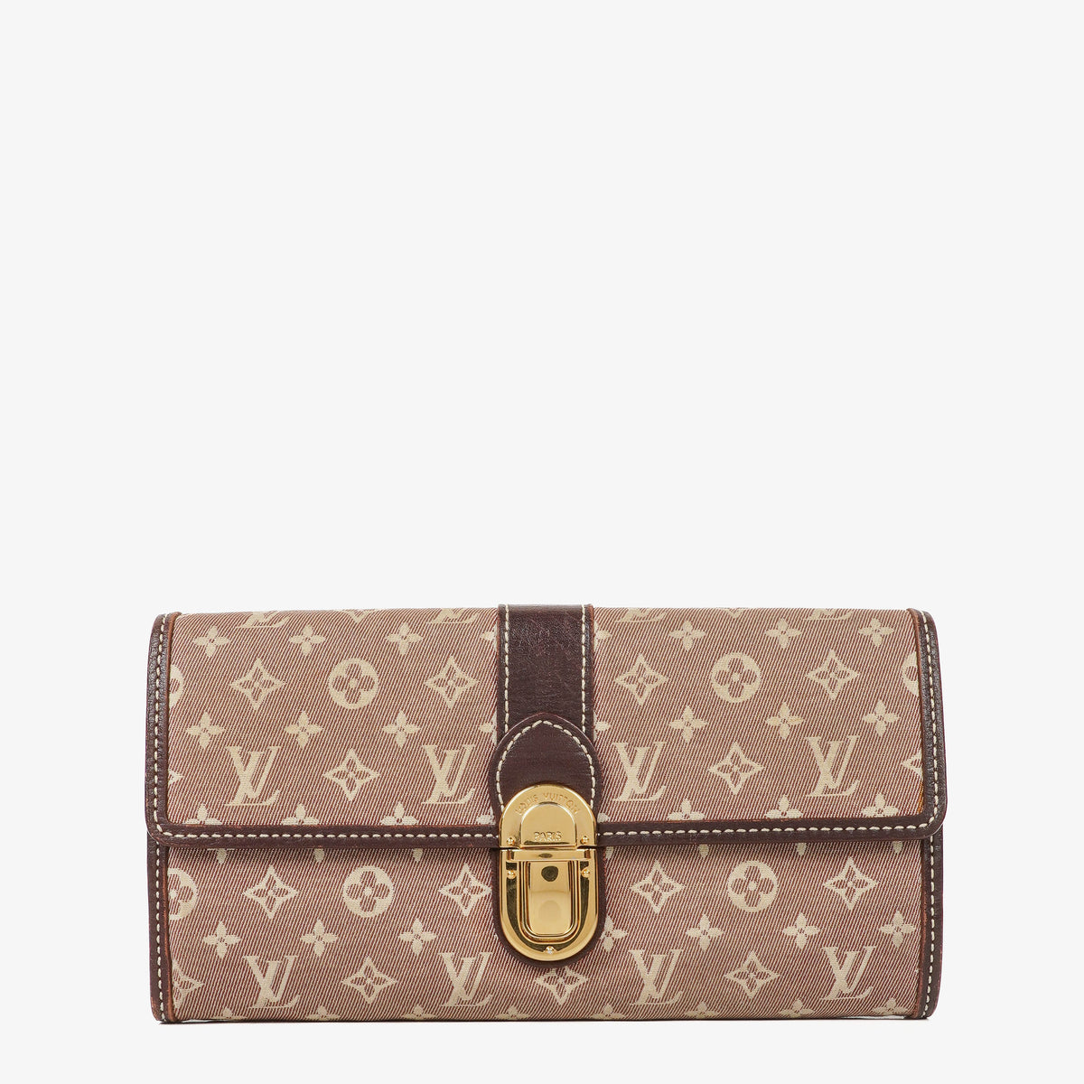 Louis Vuitton Sarah Sepia Monogram Idylle Canvas Wallet