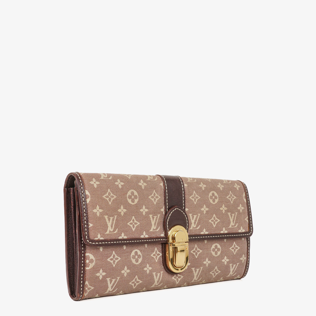 Louis Vuitton Sarah Sepia Monogram Idylle Canvas Wallet