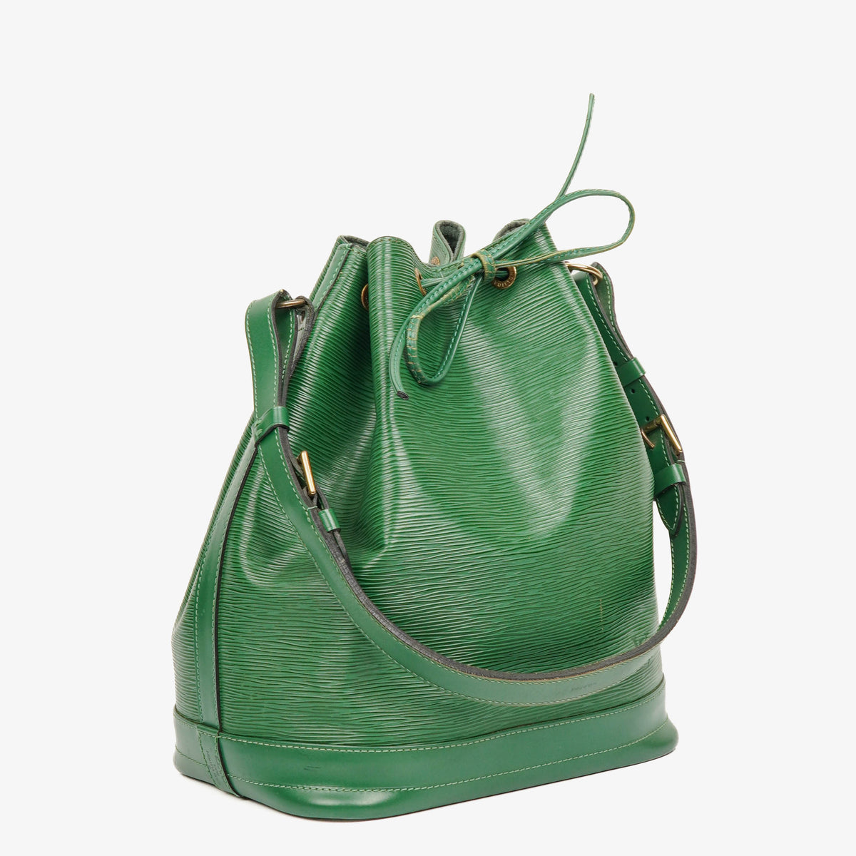 Louis Vuitton Noe Grande GM Green EPI Leather Shoulder Bag