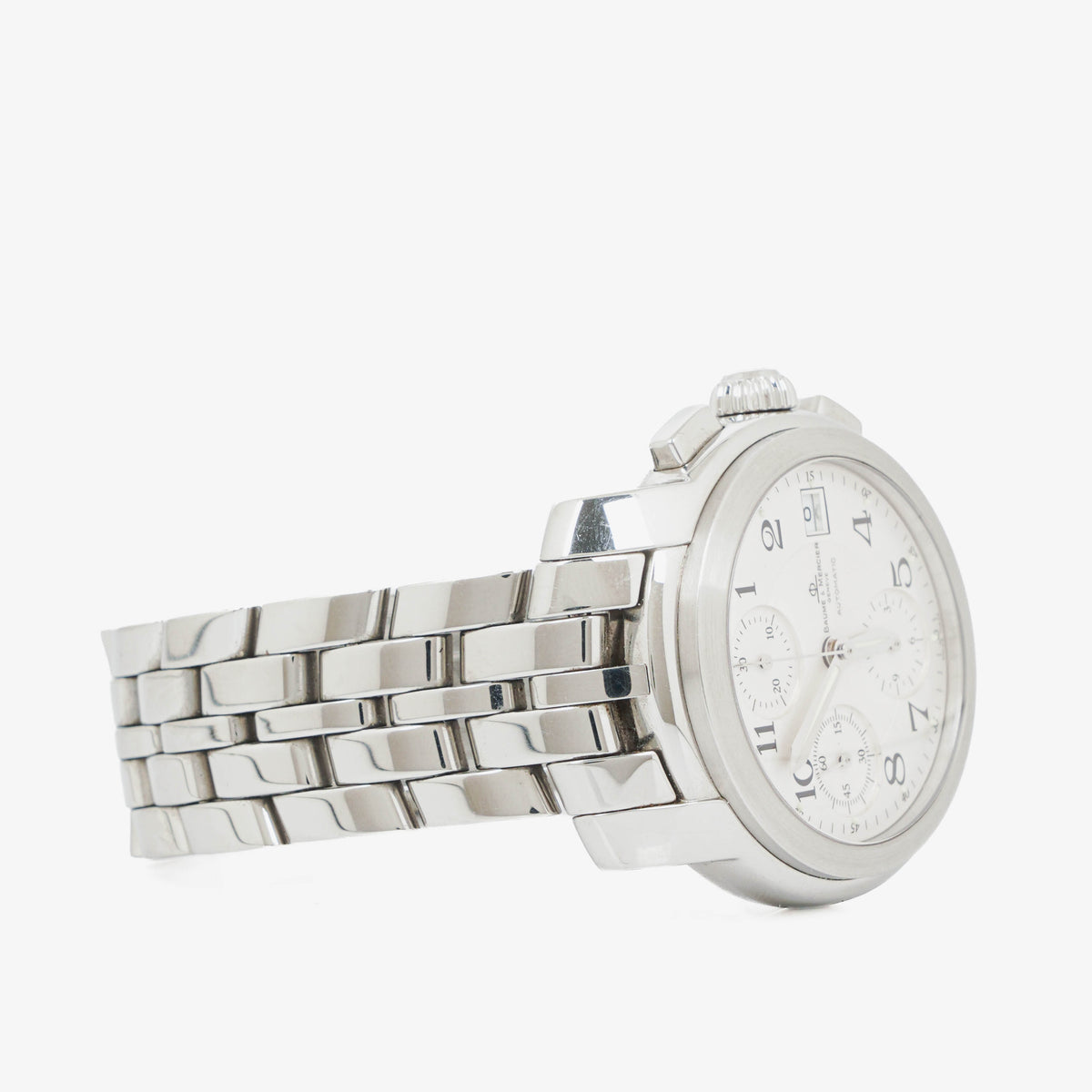 Baume And Mercier Capeland Chronograph Automatic Stainless Steel Men's Watch