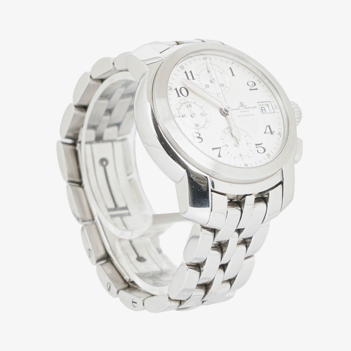 Baume And Mercier Capeland Chronograph Automatic Stainless Steel Men's Watch
