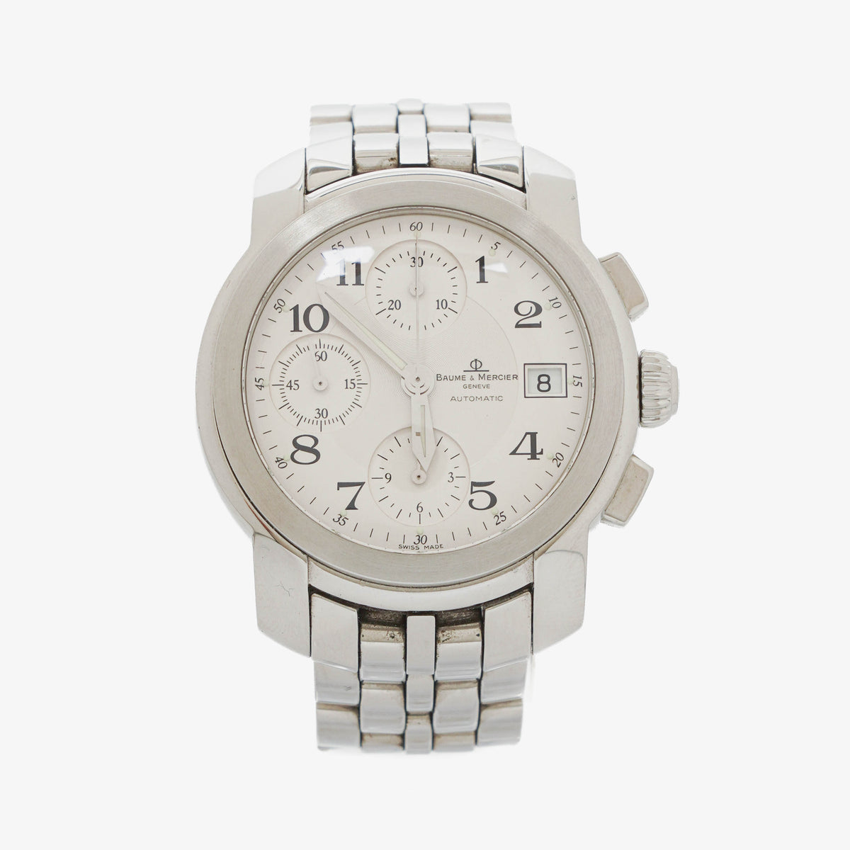 Baume And Mercier Capeland Chronograph Automatic Stainless Steel Men's Watch