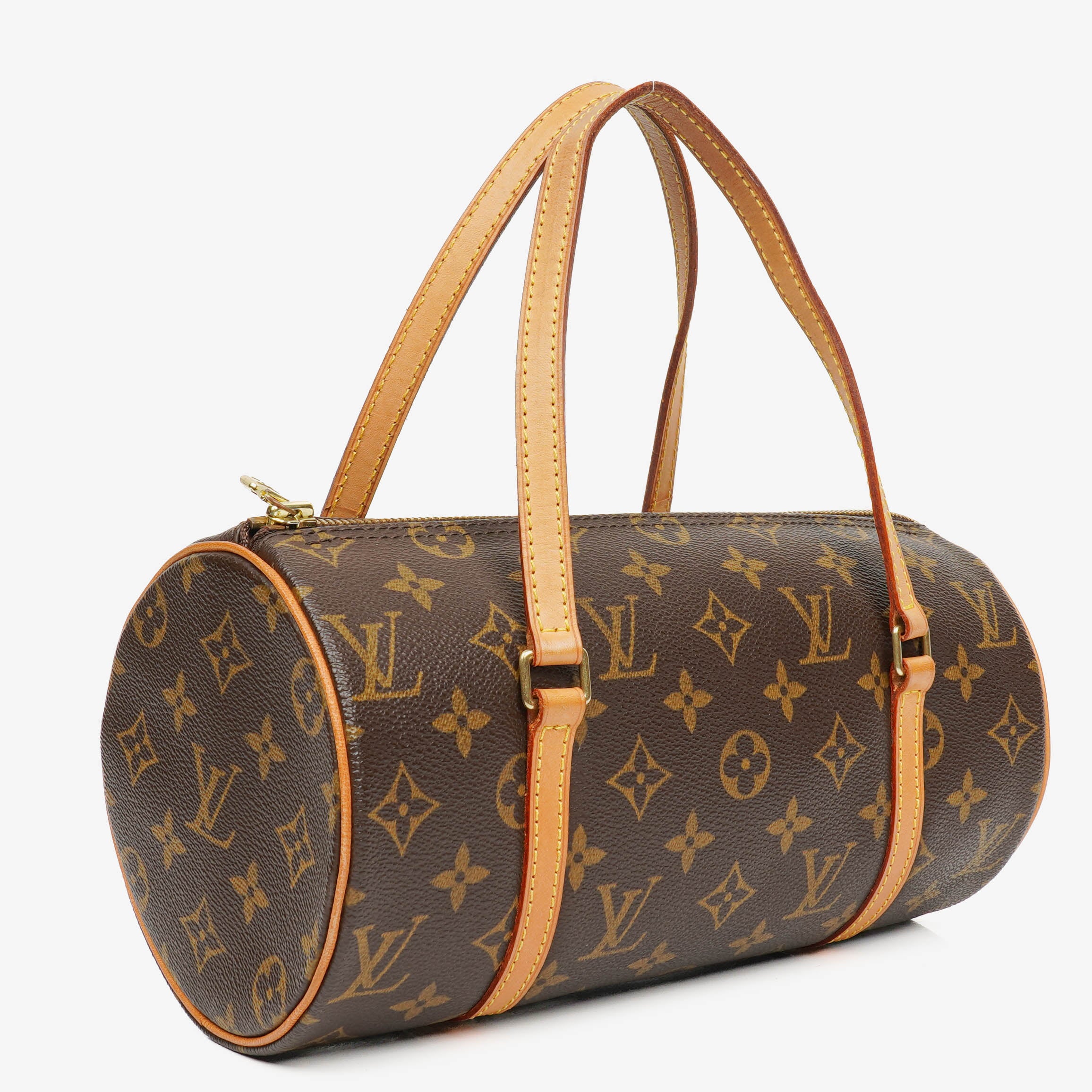 Louis Vuitton Papillon 25 Vintage Monogram Canvas Handbag