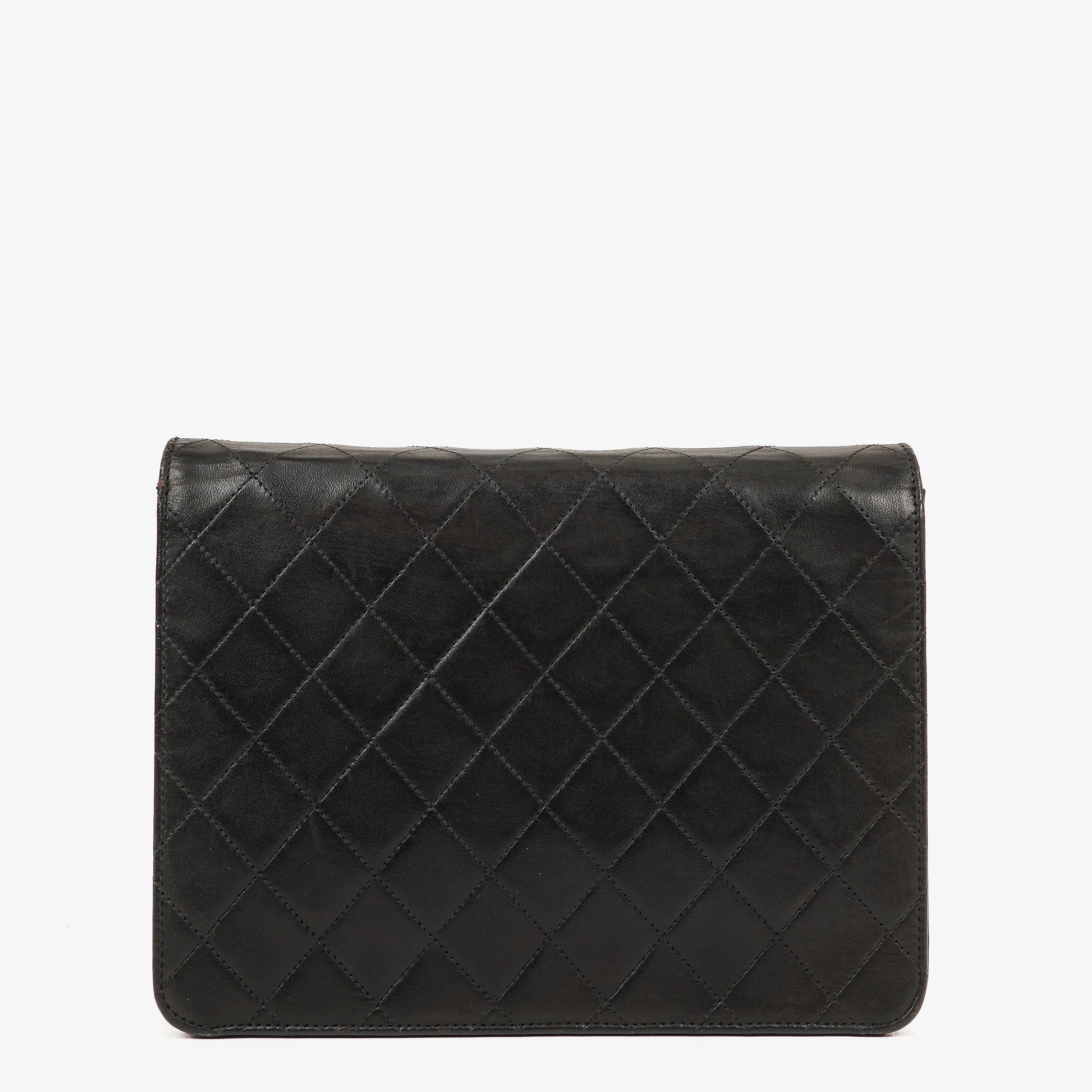 Chanel Small Classic Single Flap Bag Black Quilted Lambskin With 24K Gold-Plated Hardware