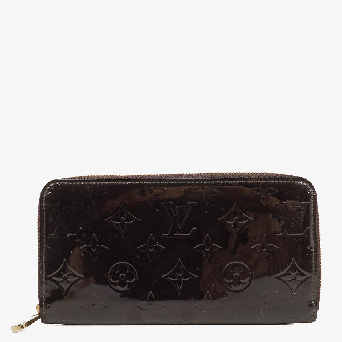 Louis Vuitton Amarante Vernis Zippy Wallet