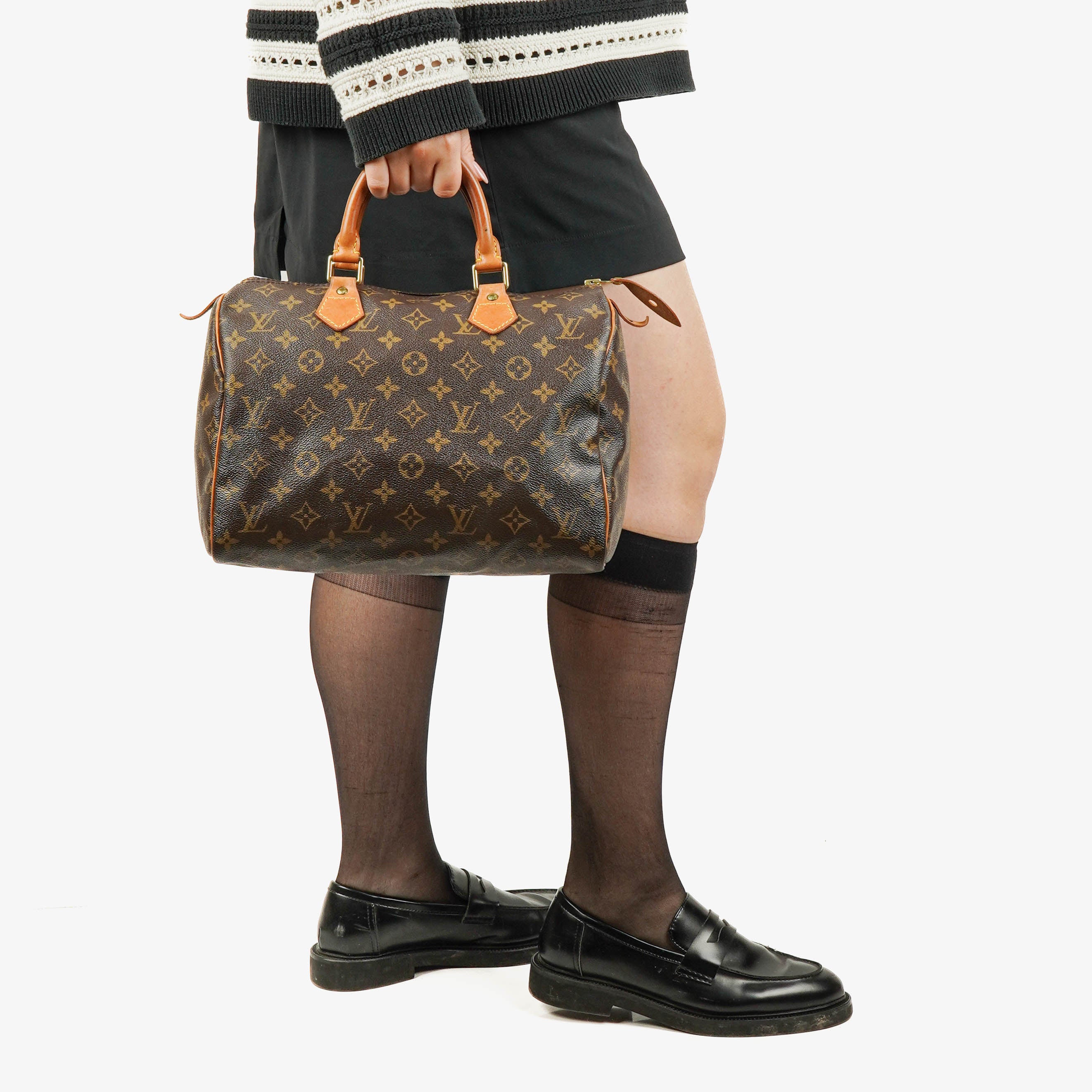 Louis Vuitton Speedy 30 Monogram Canvas Handbag