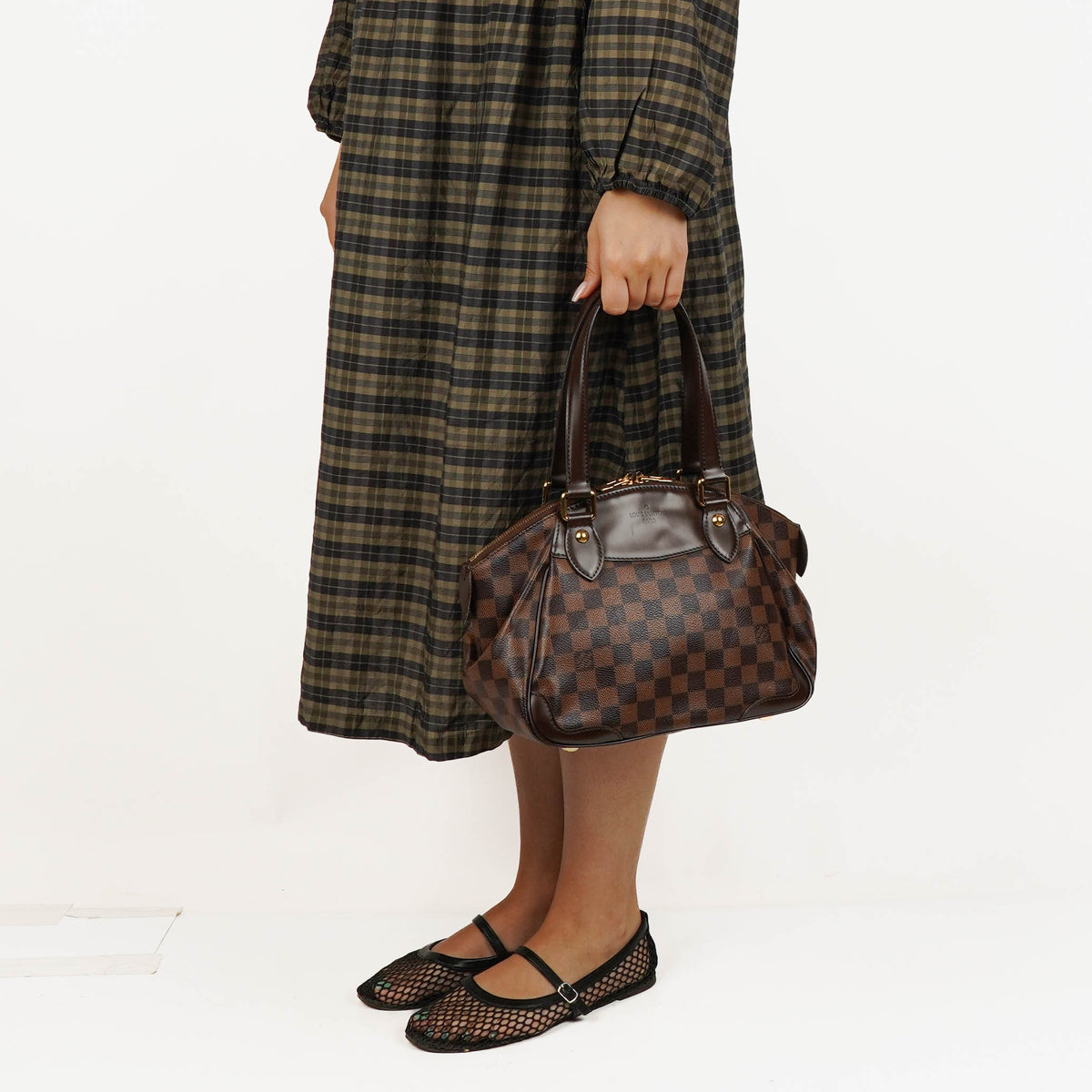 Louis Vuitton Damier Ebene Verona PM Handbag