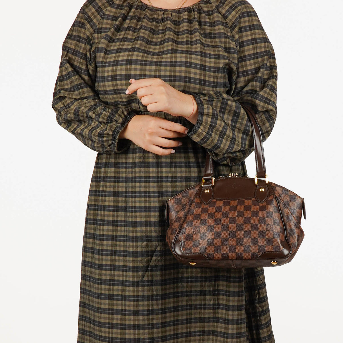 Louis Vuitton Damier Ebene Verona PM Handbag
