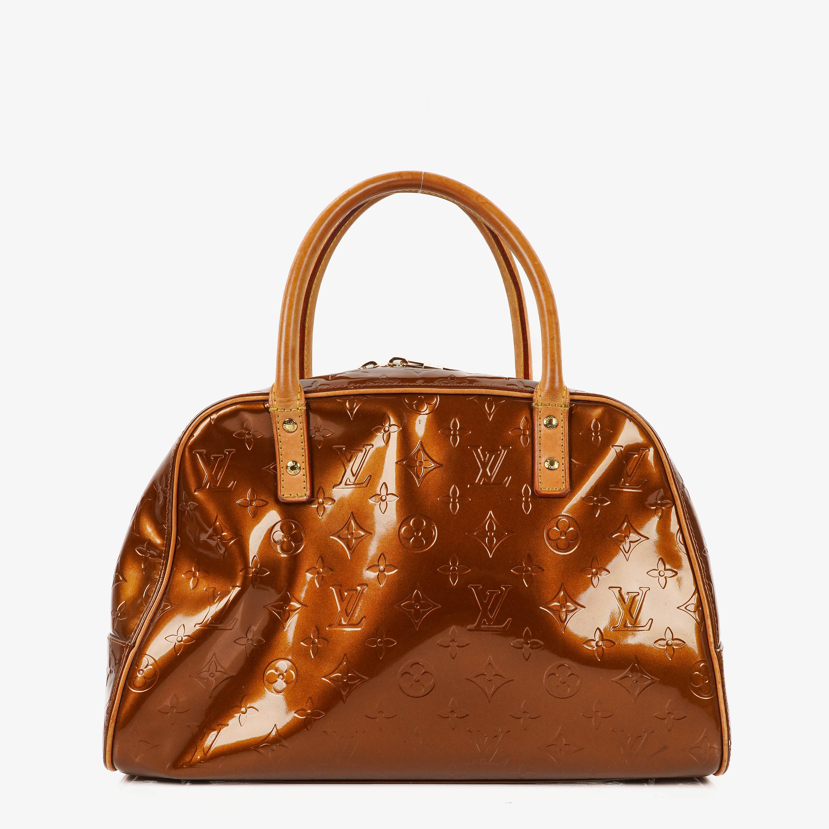 Louis Vuitton Tompkins Square Bronze Vernis Bag