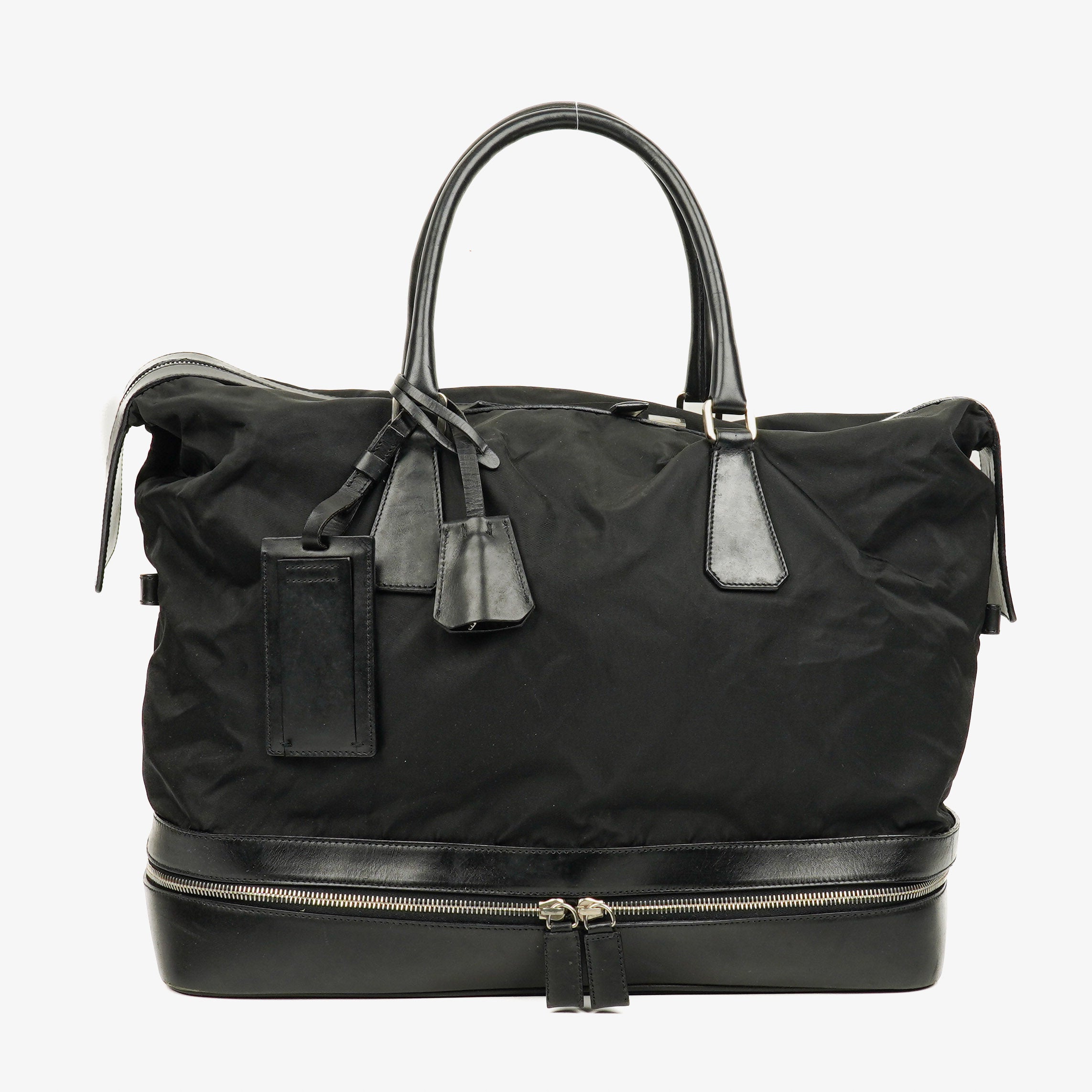 Prada Tessuto Balck Nylon Tote Bag