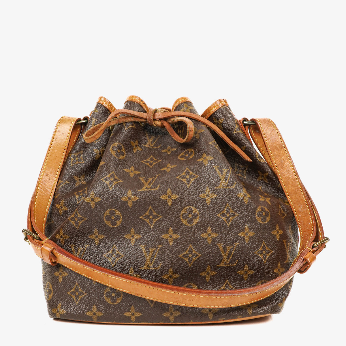 Louis Vuitton Petit Noe Monogram Canvas Shoulder Bag