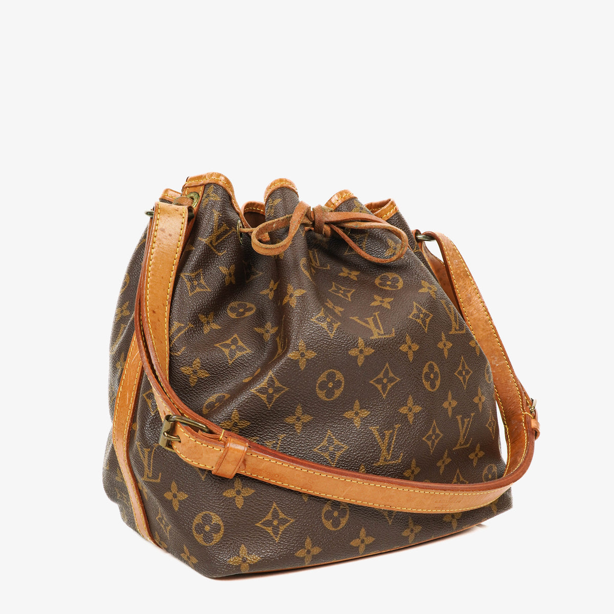 Louis Vuitton Petit Noe Monogram Canvas Shoulder Bag