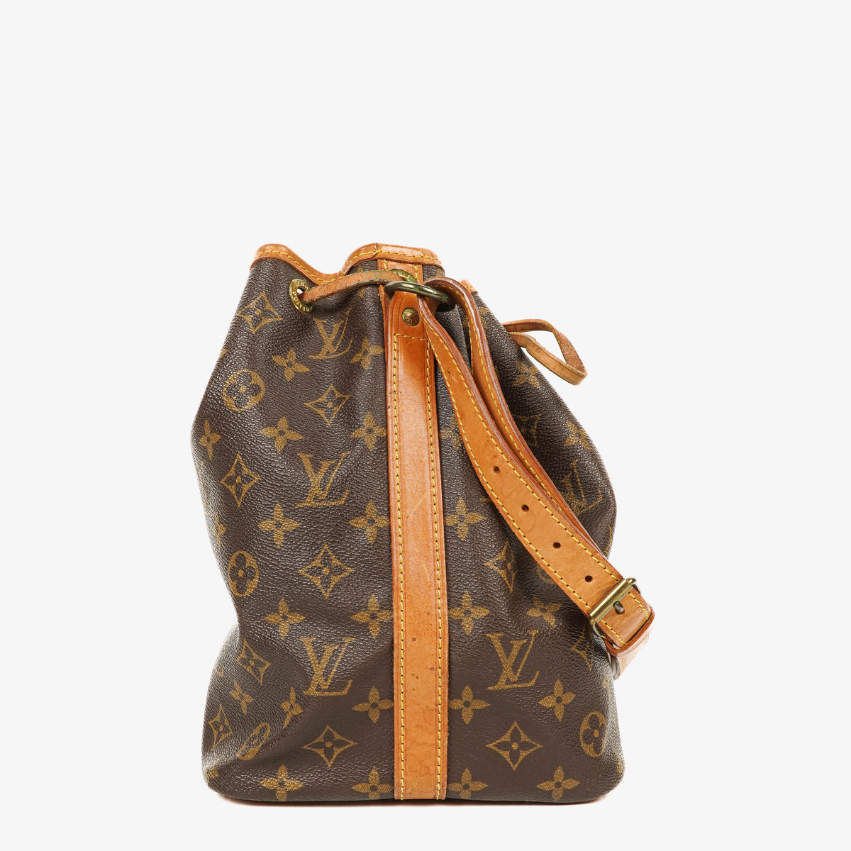 Louis Vuitton Petit Noe Monogram Canvas Shoulder Bag