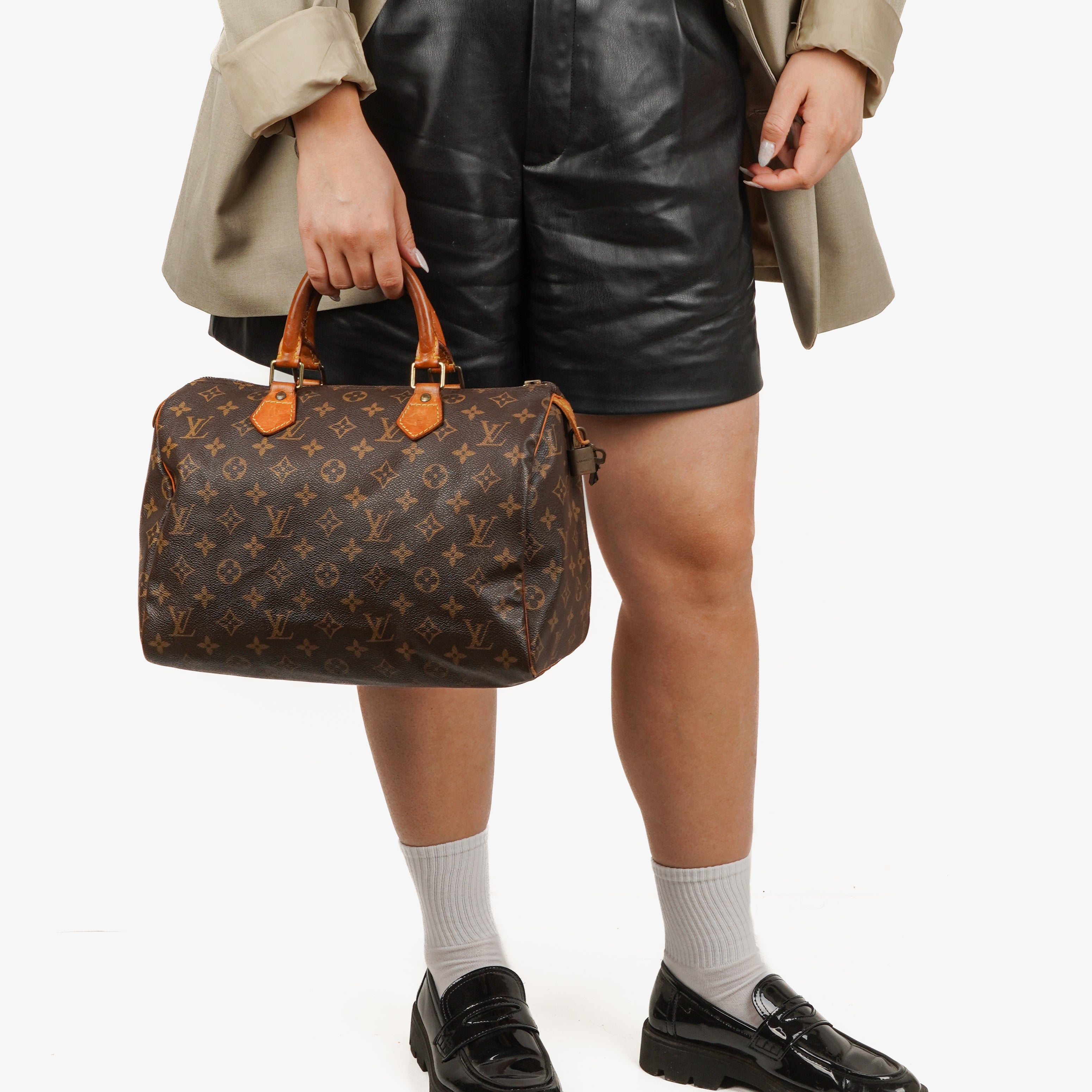 Louis Vuitton Speedy 30 Monogram Canvas Handbag