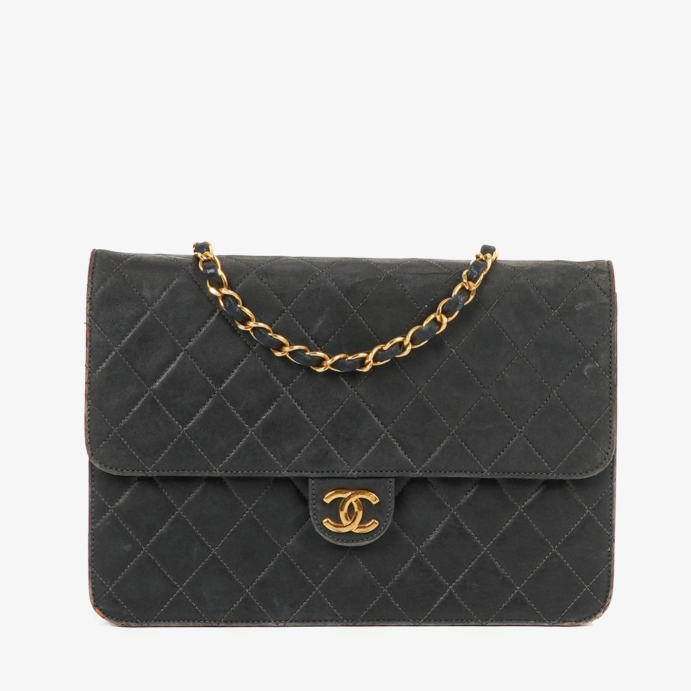 Chanel Classic Single Flap Bag Quilted Lambskin With 24K Gold-Plated Hardware